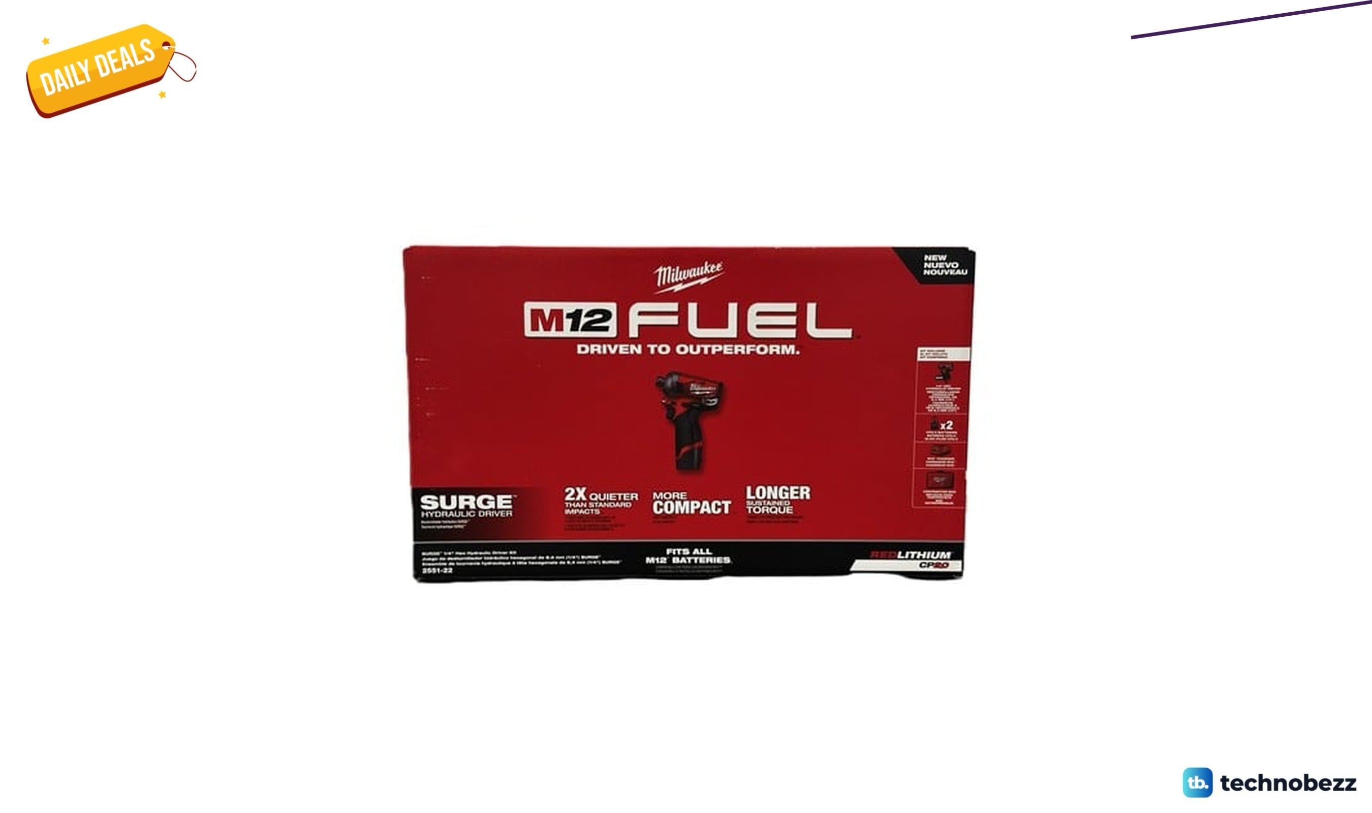 Woot offers Milwaukee 2551-22 M12 FUEL SURGE 1/4 in for $149.99