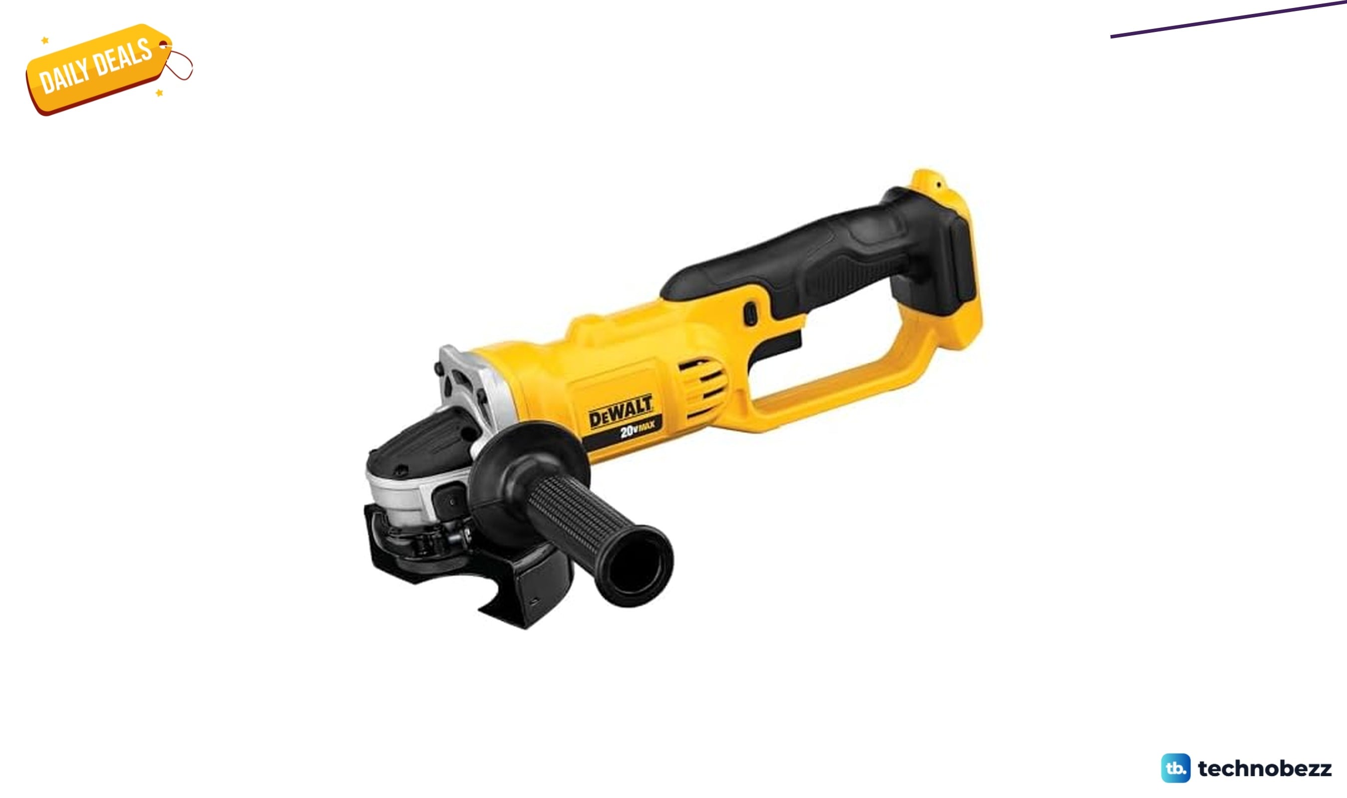 Woot offers the DEWALT DCG412B 20V MAX cordless angle grinder for $117.99