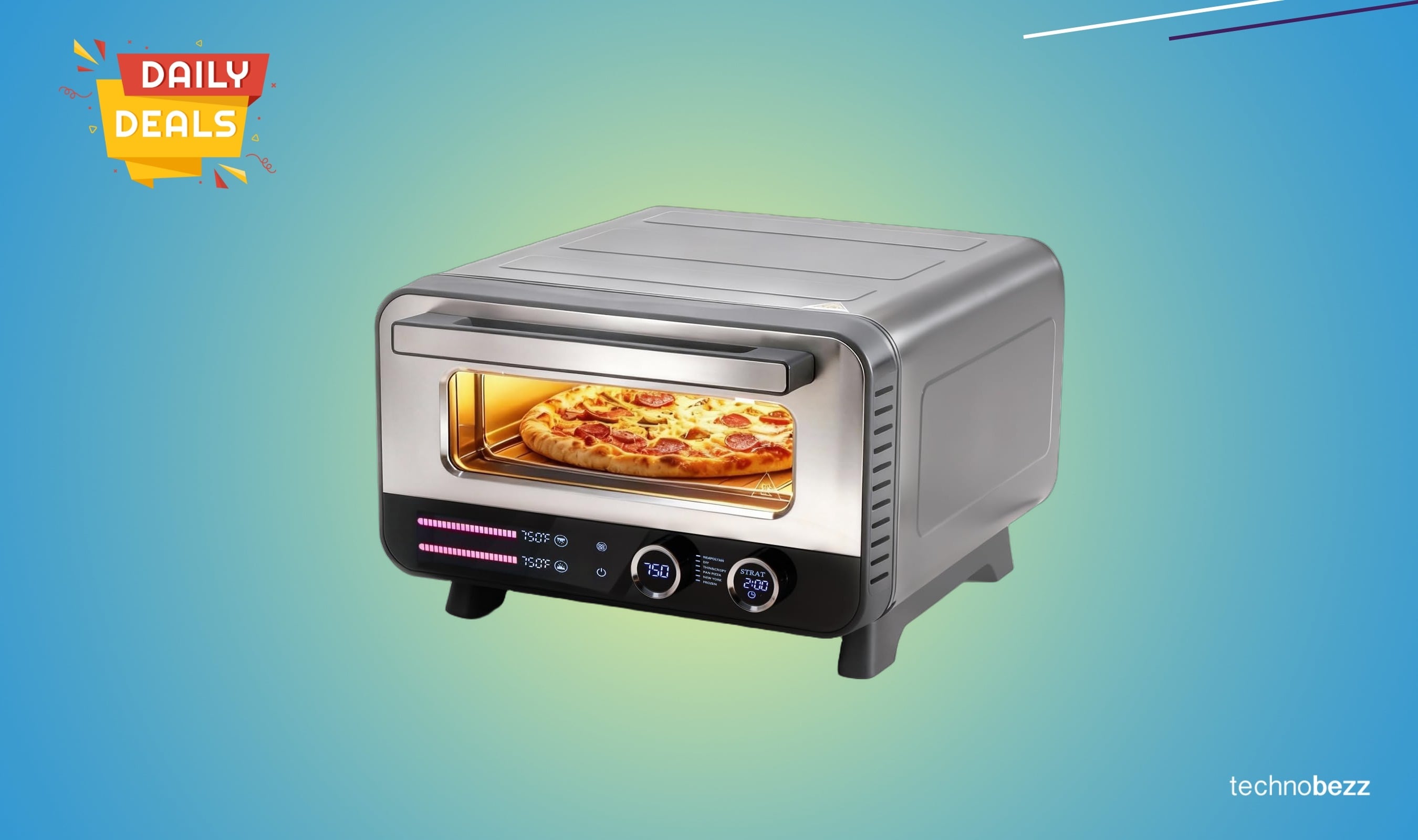 NEWBULIG Pizza Oven Indoor drops to $135.98 on Amazon