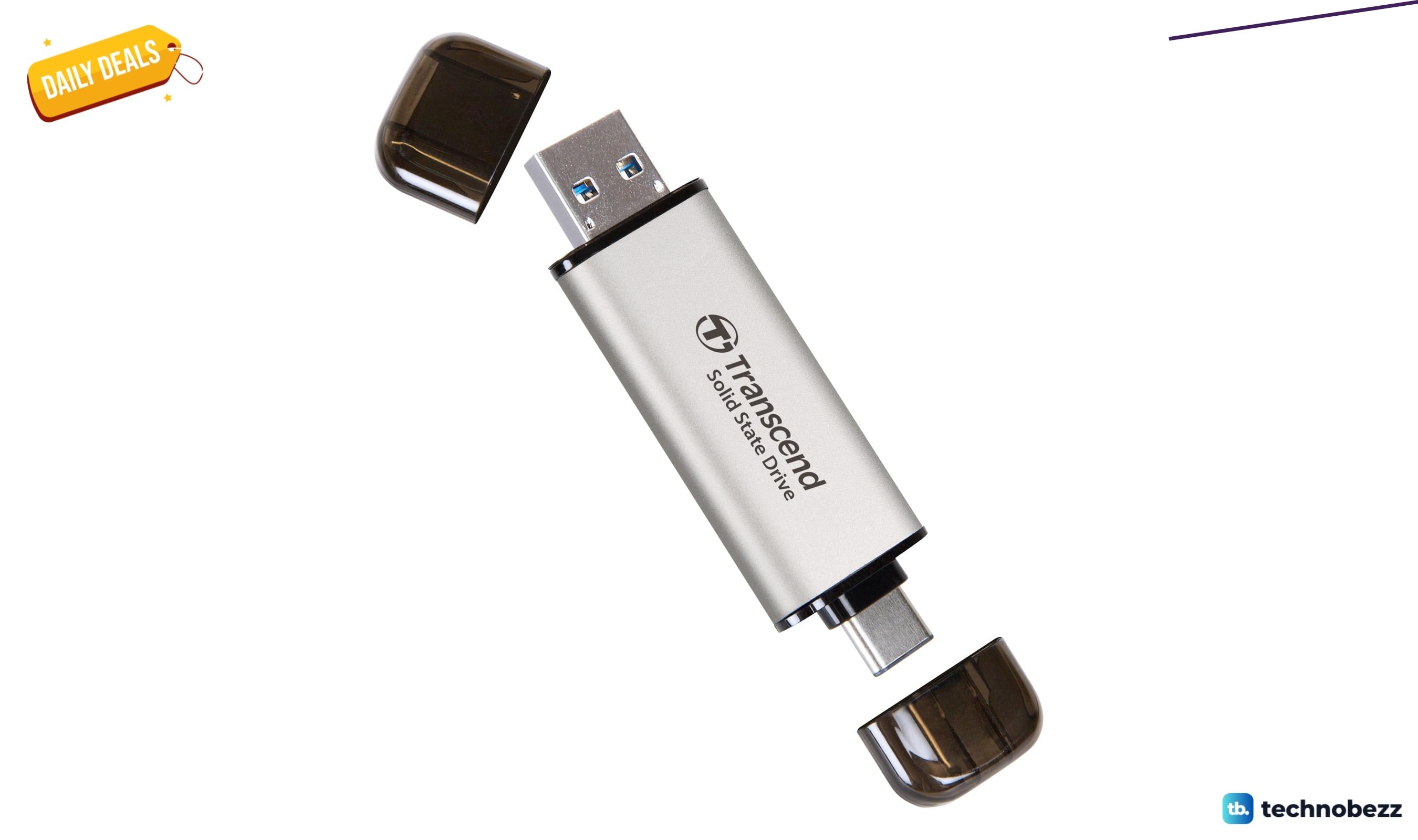 Transcend 1TB ESD310 Dual Portable SSD 1050MB/s discounted to $189.99