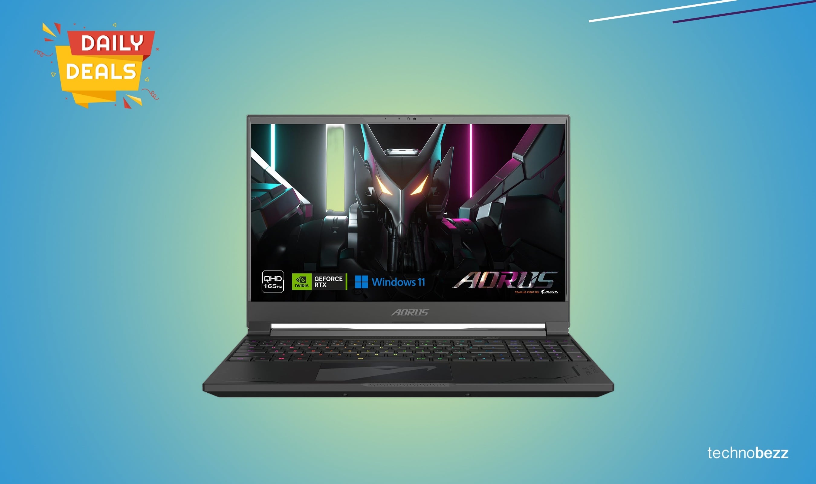 Gigabyte Aorus 15X gaming laptop drops to $1299