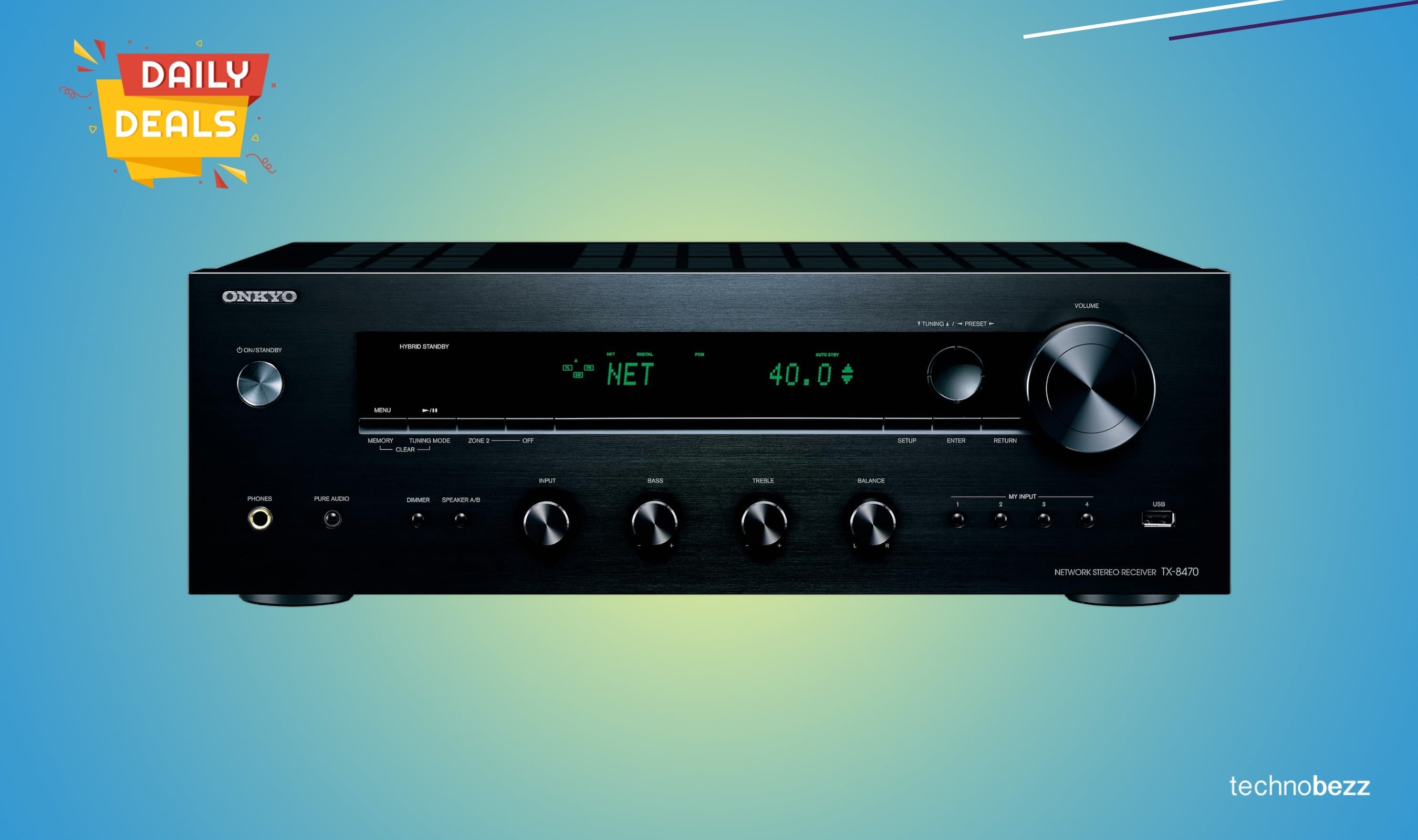 Onkyo TX-8470 stereo receiver hits new low price of $639.99