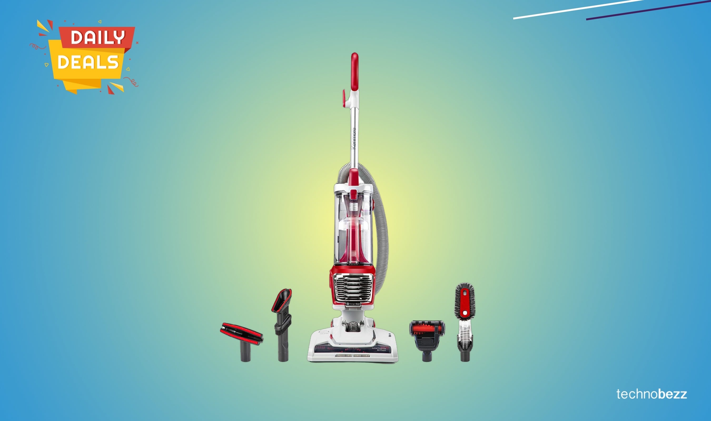 Kenmore DU2015 Bagless Upright Vacuum drops to $124.98 on Amazon