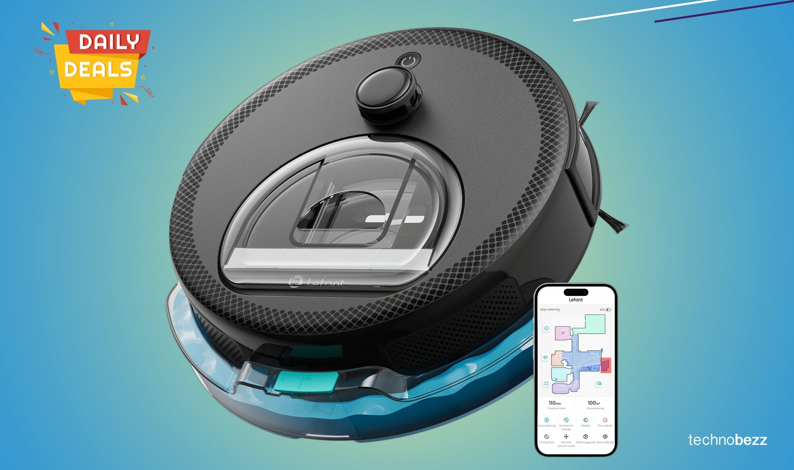 Lefant LiDAR Robot Vacuum Mop drops to $188.79 on Amazon
