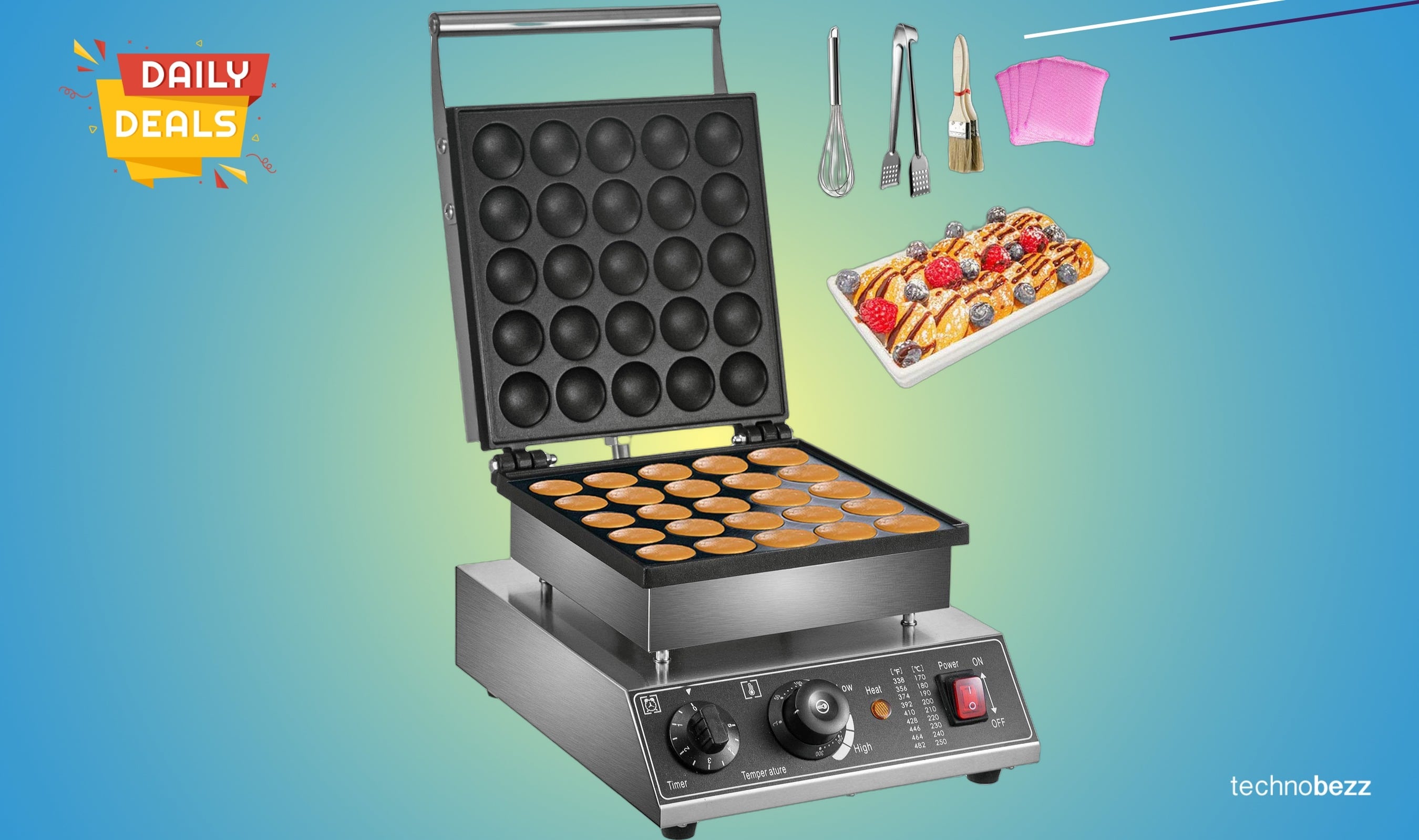 VEVOR Mini Dutch Pancake Maker price drops to $118.41