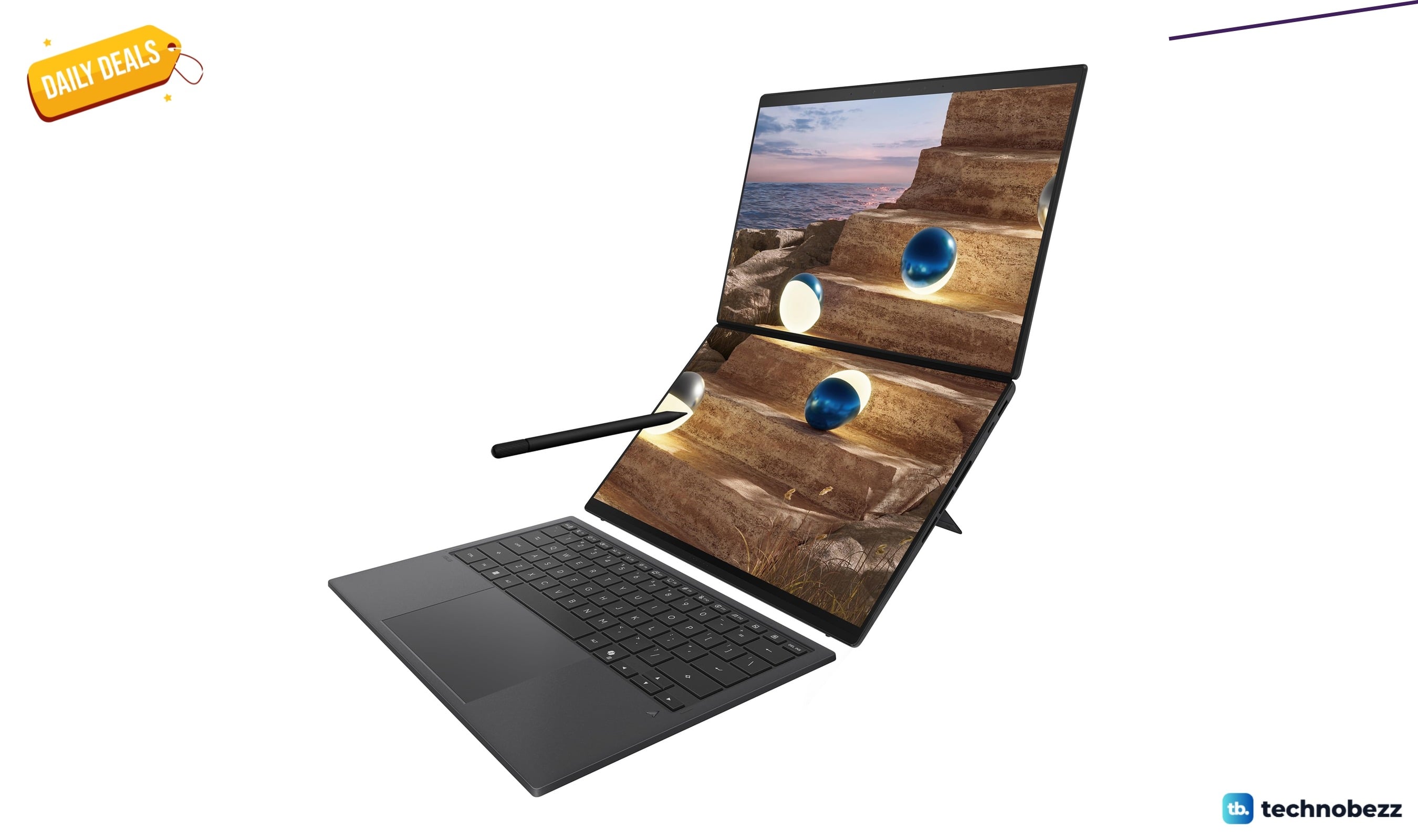 ASUS Zenbook Duo with Dual 14 Inch OLED Screens Drops to $2199.99
