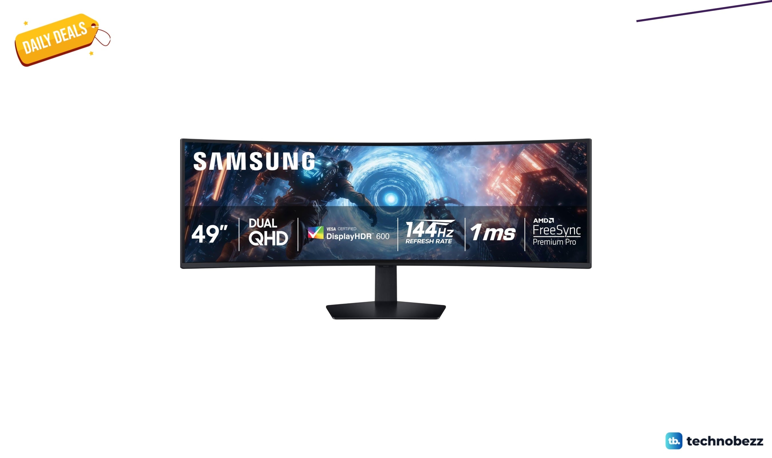 SAMSUNG Odyssey G9 DQHD on sale for $649.99