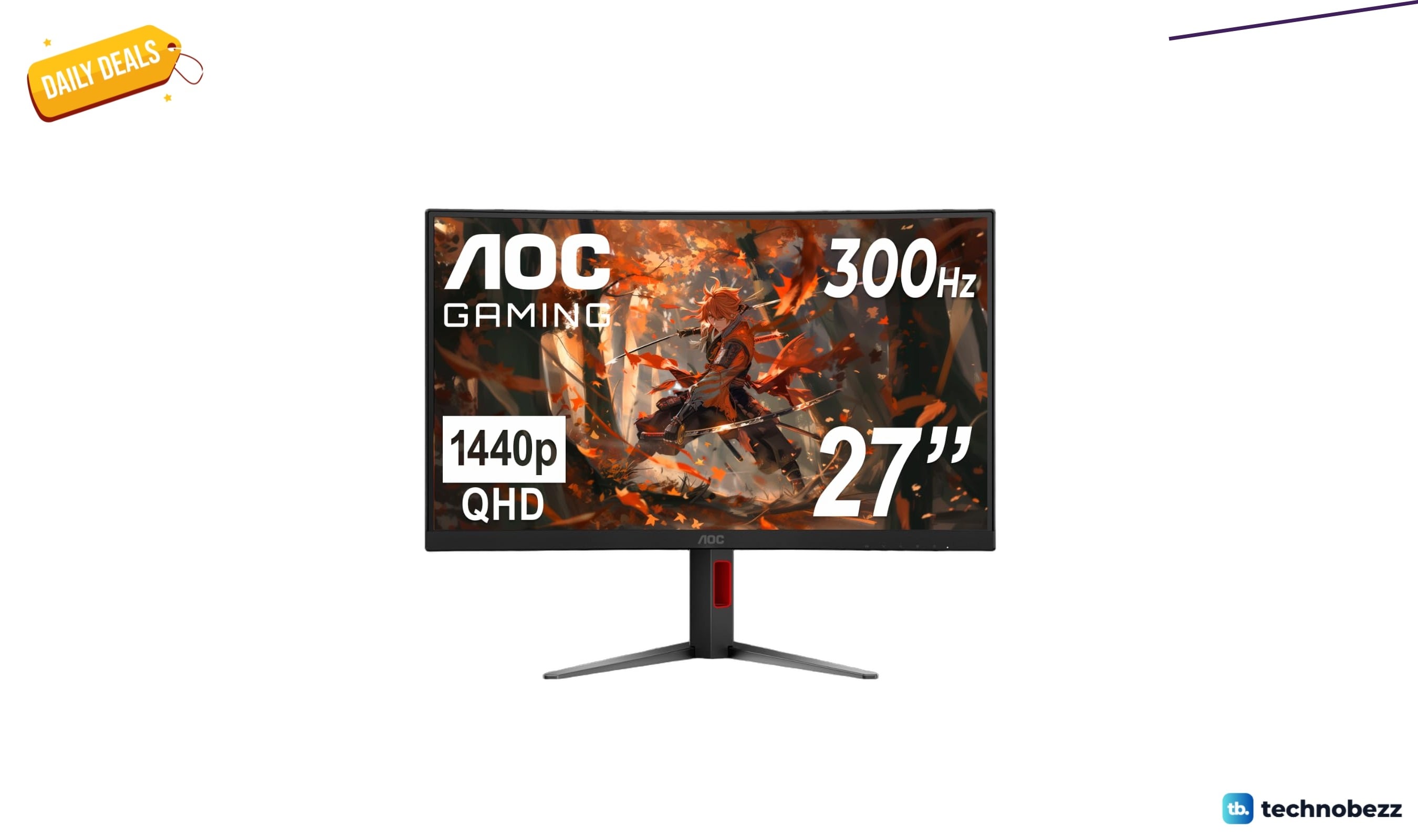 AOC CQ27G4ZH 27 inch Curved Gaming Monitor drops to $249.99 on Amazon