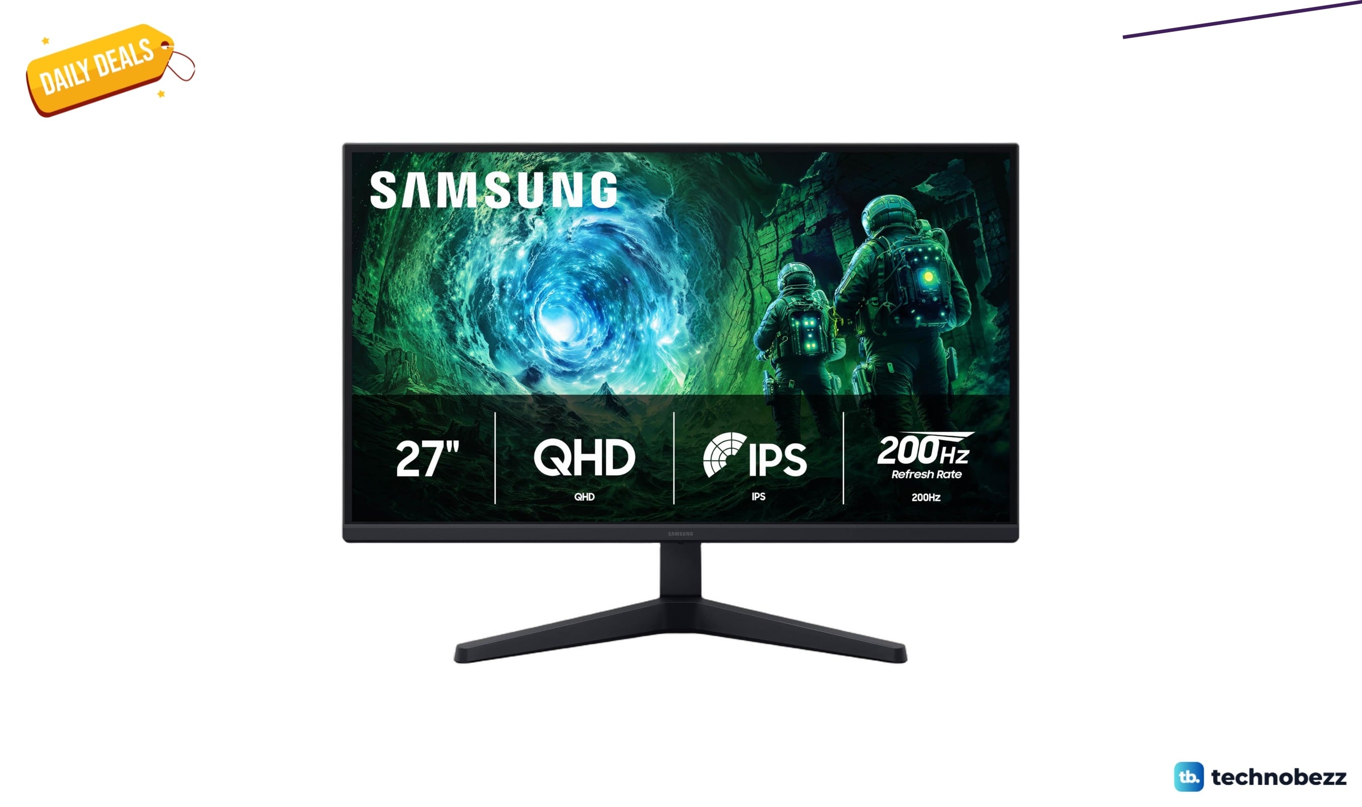 Samsung Odyssey G5 G53F 27-inch QHD monitor drops to $179.99 on Amazon