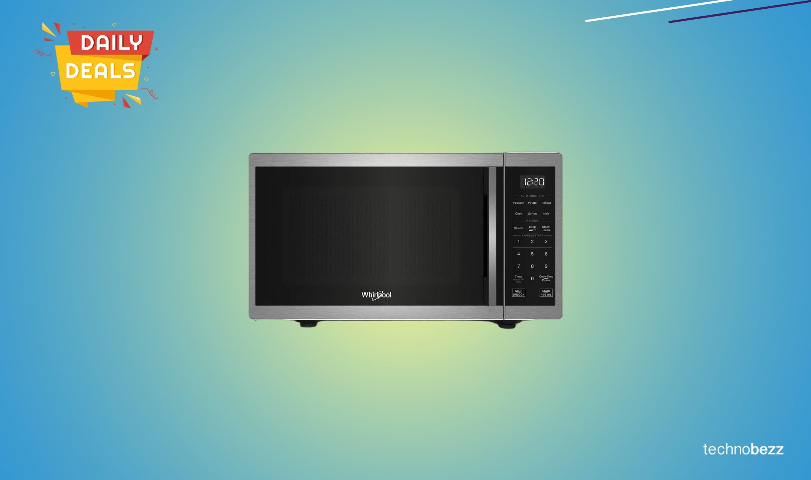 Whirlpool WMCS3019RS Countertop Microwave drops to $139
