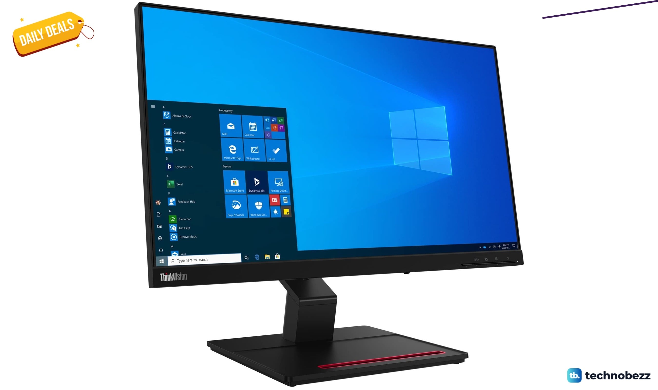 Lenovo ThinkVision T24T-20 23.8 inch Touchscreen Monitor drops to $336