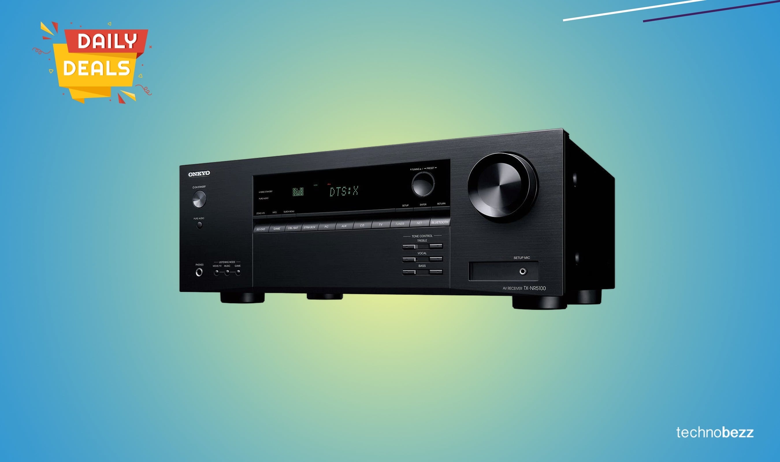 Onkyo TX-NR5100 7.2-Channel 8K AV Receiver drops to $549.99