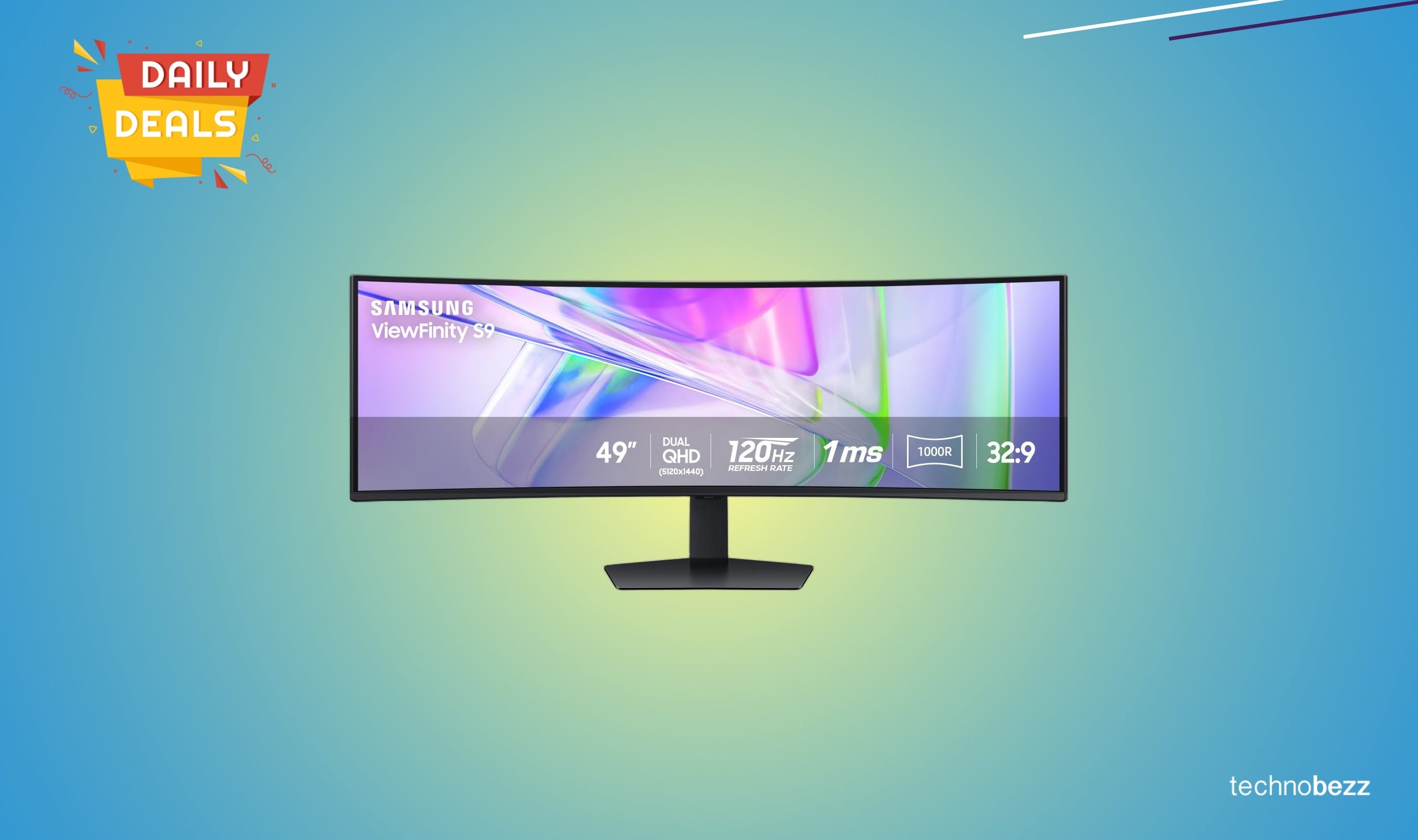 Samsung 49-inch Business Curved Ultrawide monitor drops to $799.99