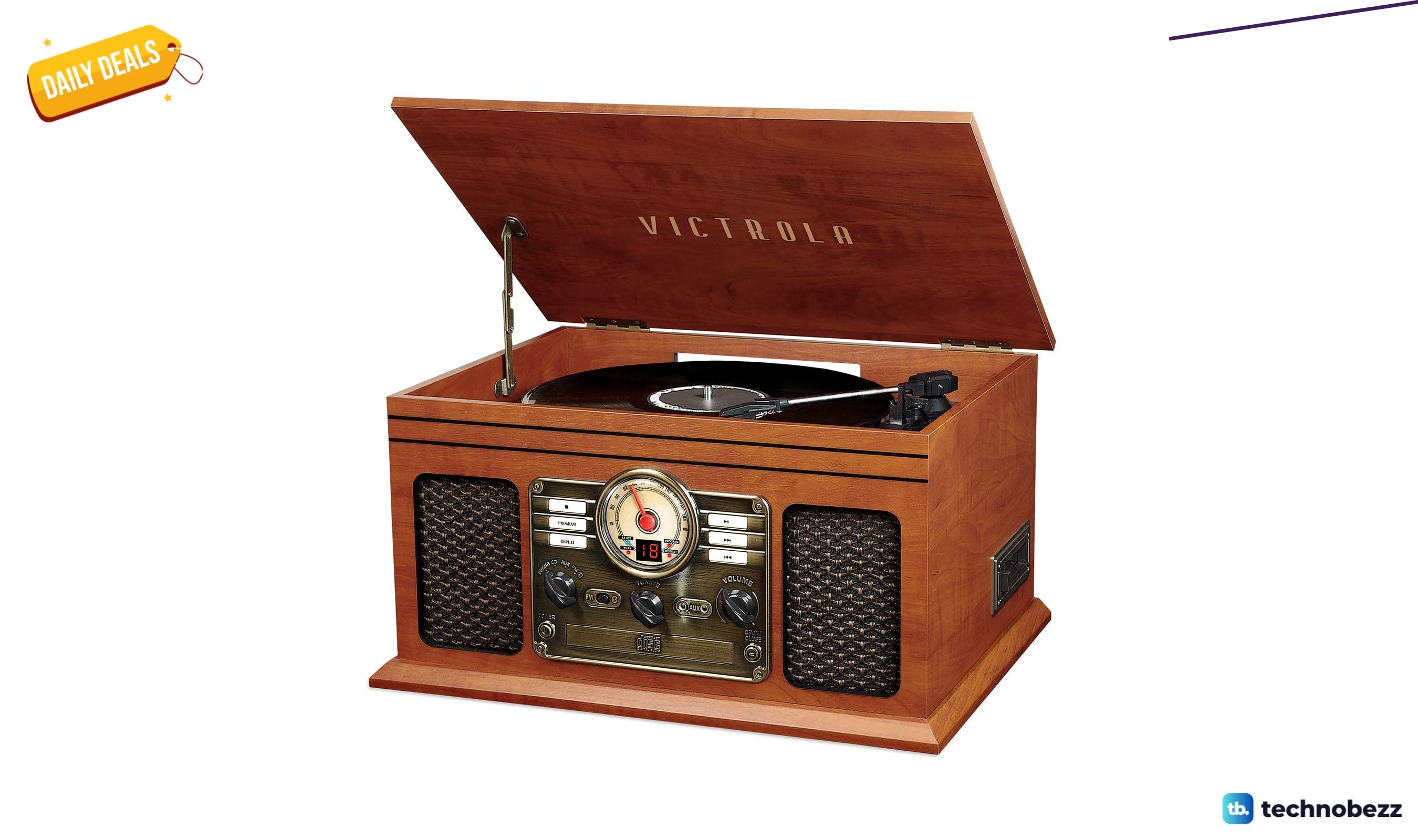 Victrola Ashford 3-Speed Belt Driven Bluetooth Record drops to $159.99 on Amazon
