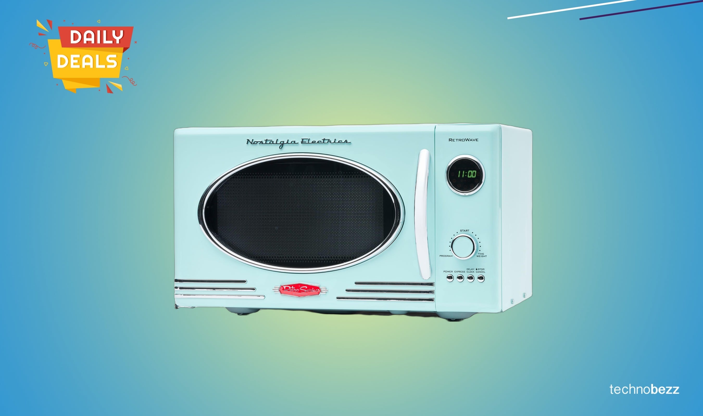 Nostalgia Retro Countertop Microwave Oven drops to $104.99 on Amazon