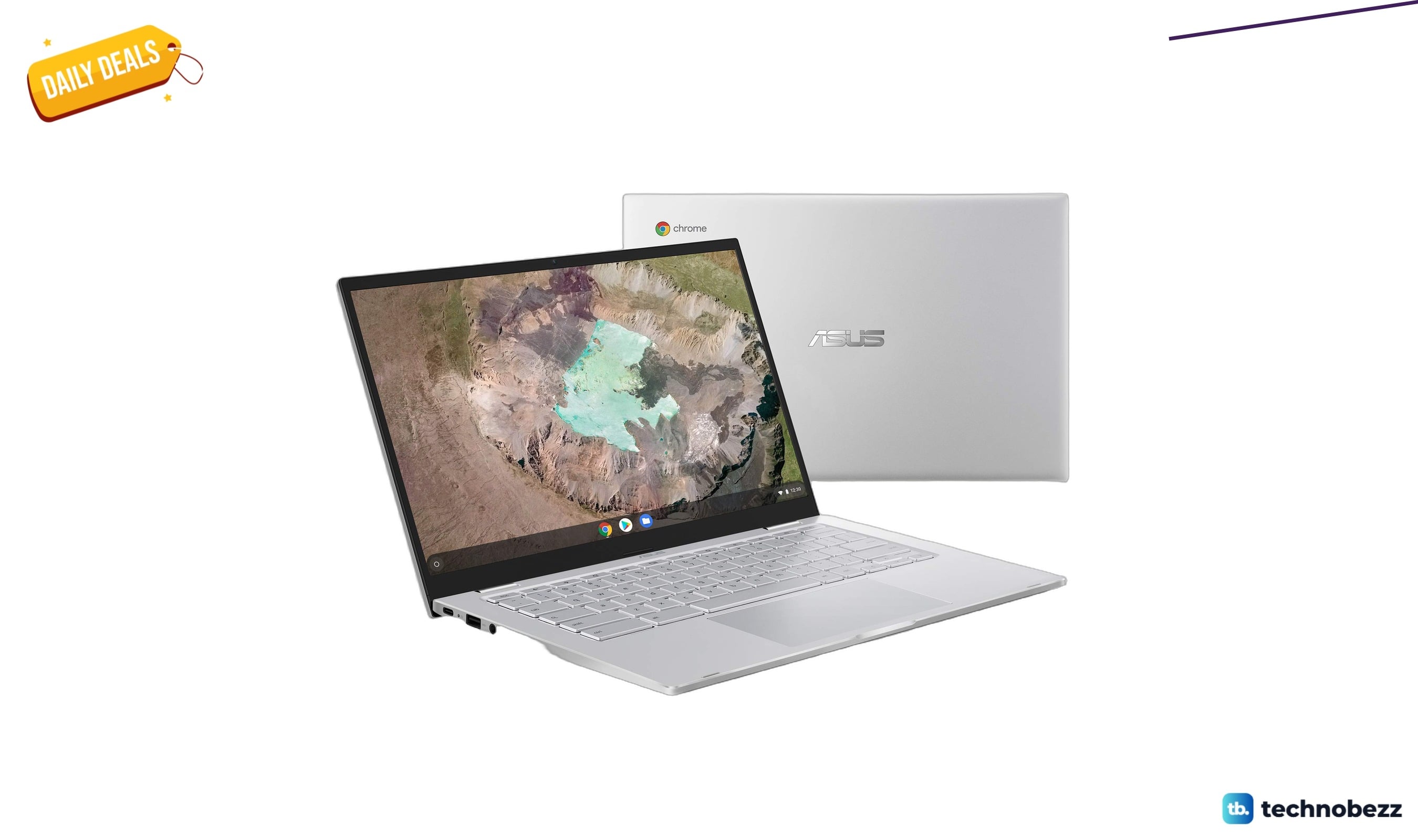 ASUS Chromebook C425 Clamshell Laptop, 14" FHD discounted to $249