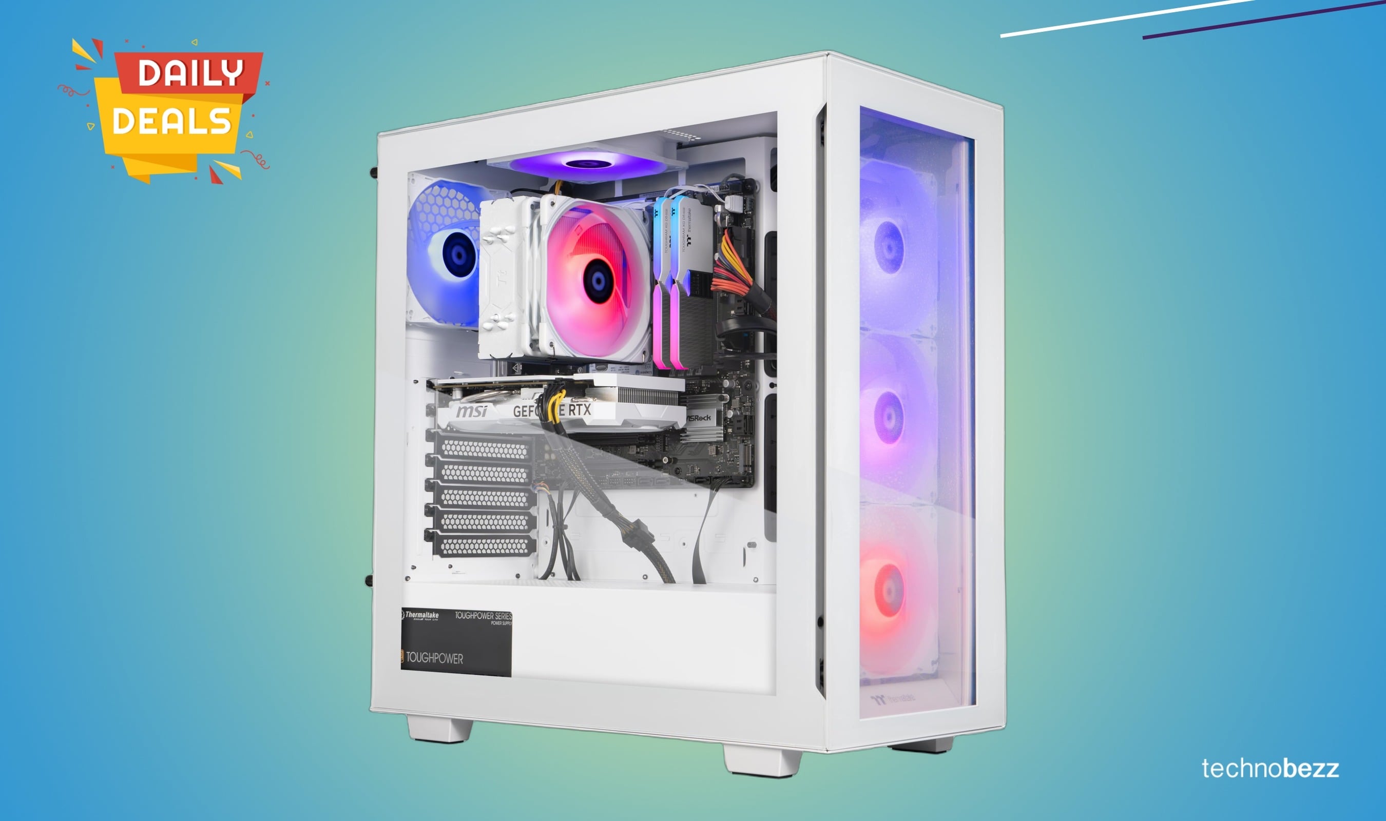 Thermaltake LCGS View i1497XS-350 Gaming Desktop V35S-B760-97X-LCS hits new low at $1592.86