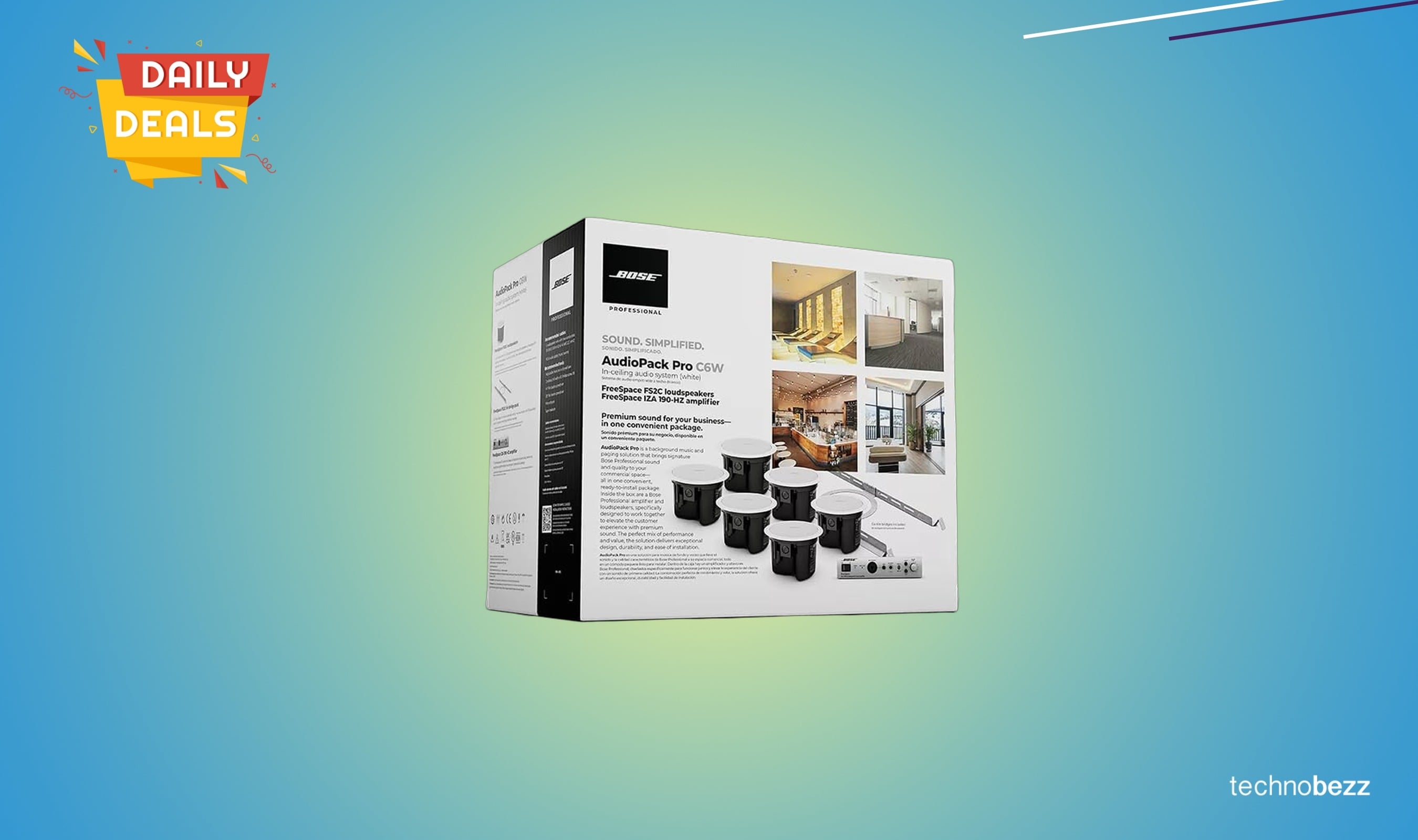 Bose Professional AudioPack Pro C6 120-volt in-Ceiling drops to $1044.05