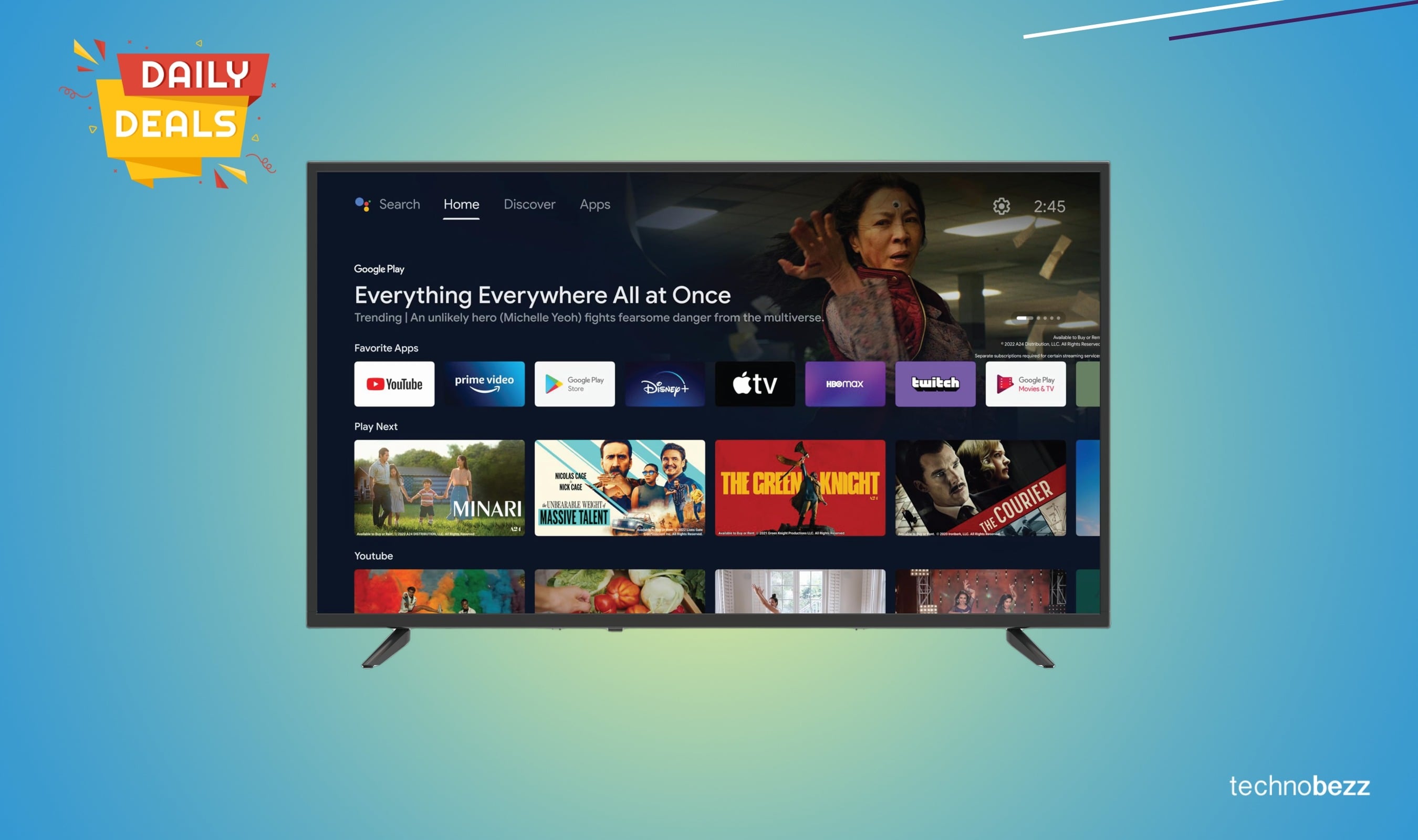 Supersonic Smart SC-4350GTV FHD DLED TV drops to $207.44