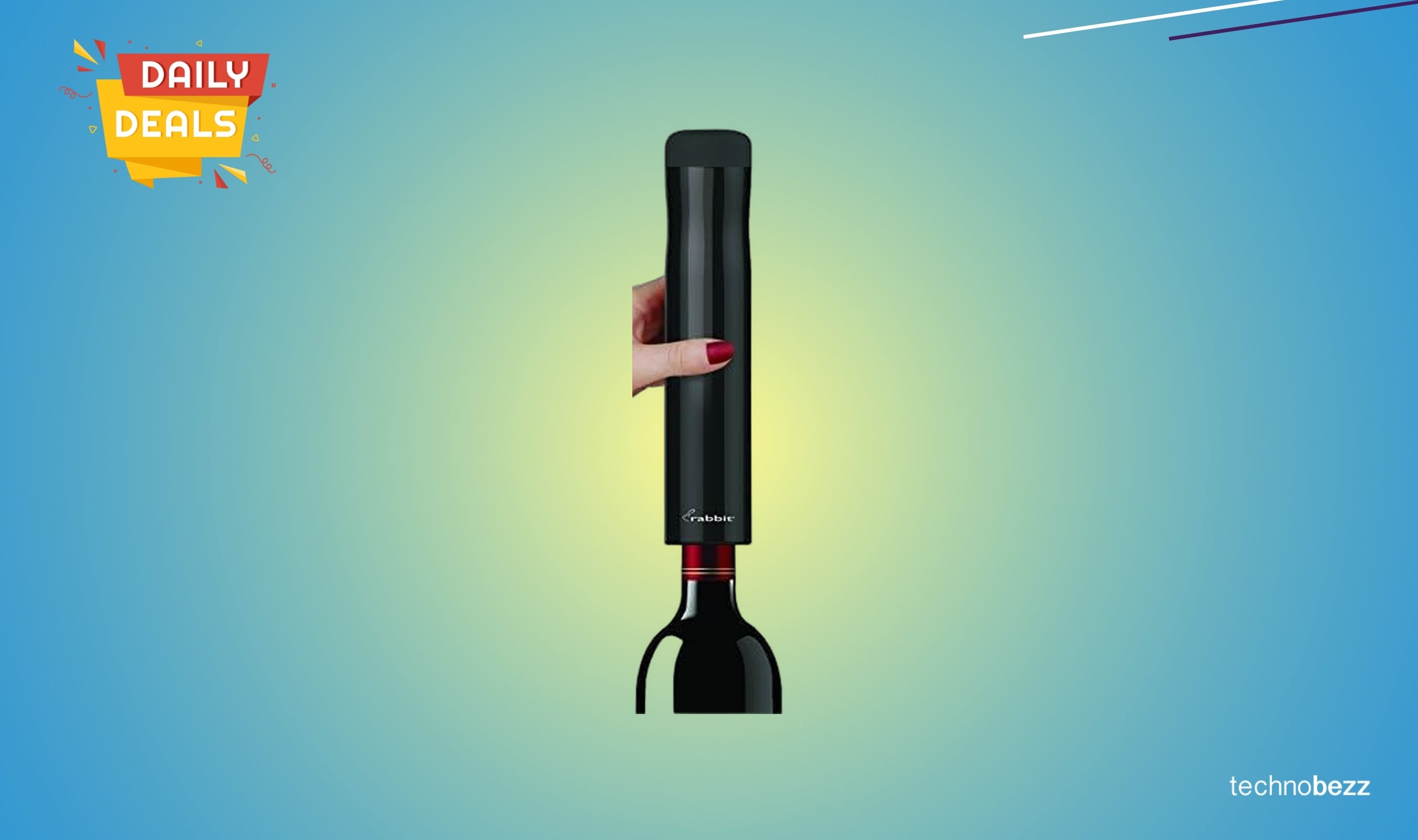 Rabbit Automatic Electric Corkscrew Wine Bottle Opener drops to $431.88