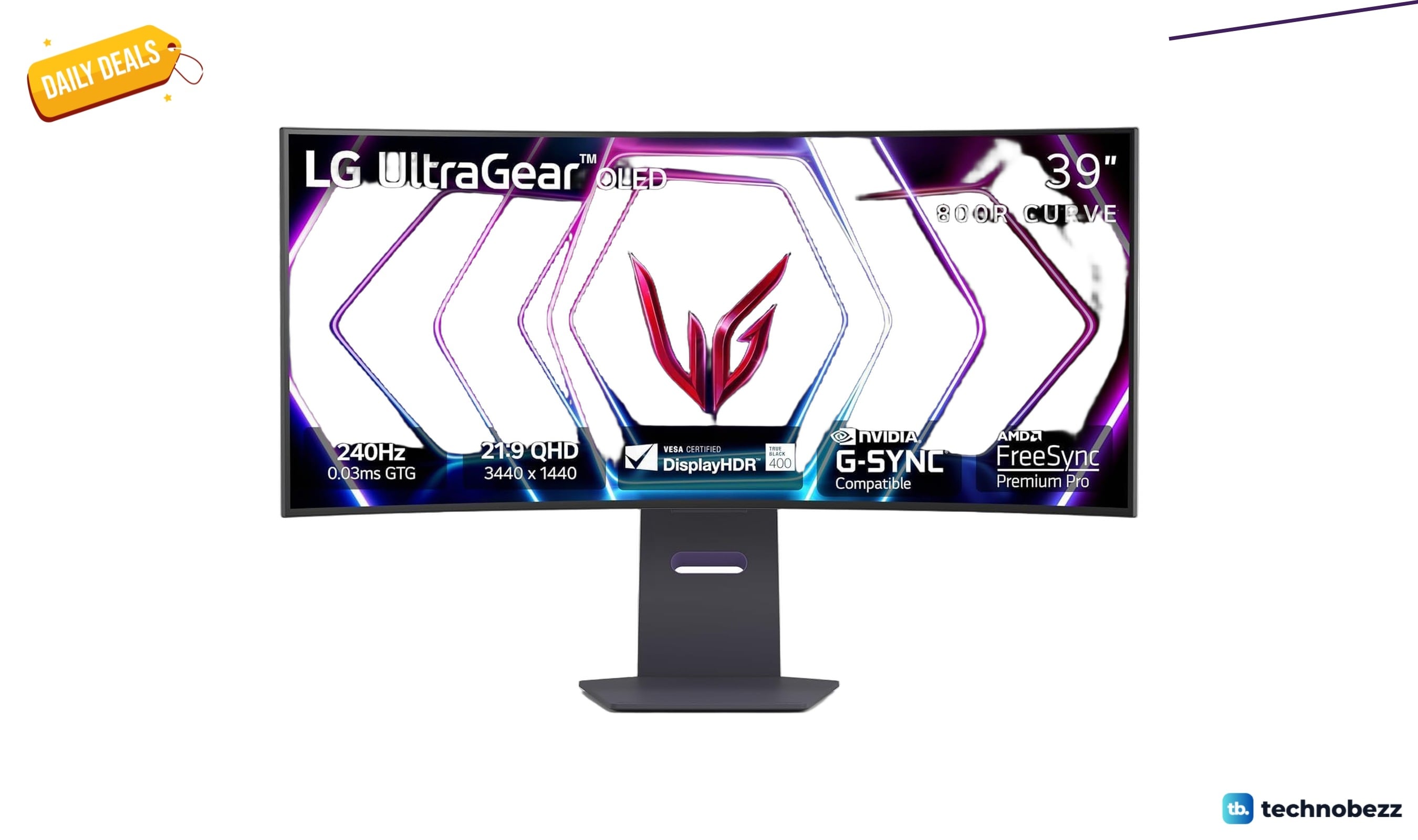 LG 39GS95QE Ultragear OLED gaming monitor falls to $999.99 on Amazon