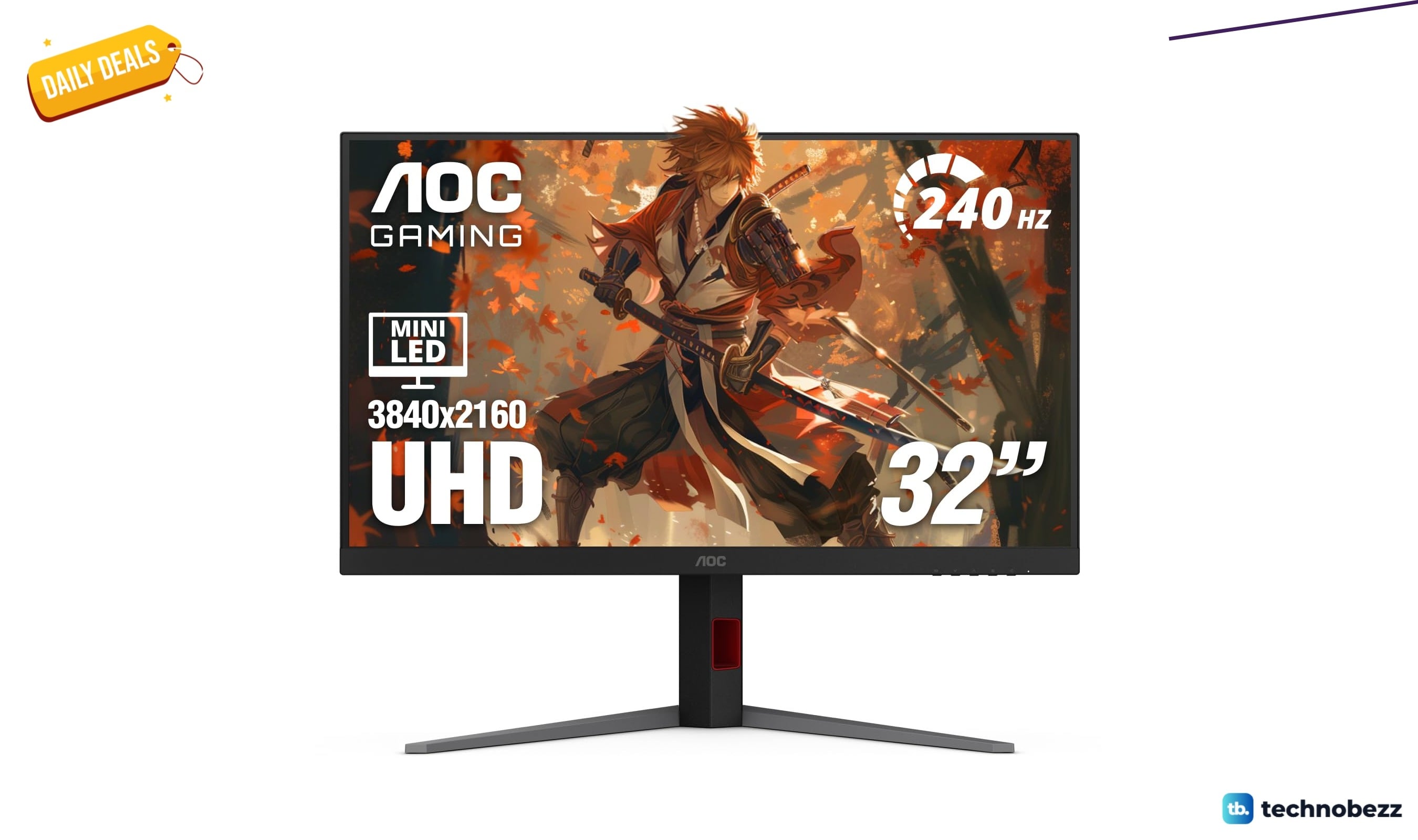 AOC 32 Mini-LED Gaming Monitor with 4K UHD drops to $639.99 at Amazon