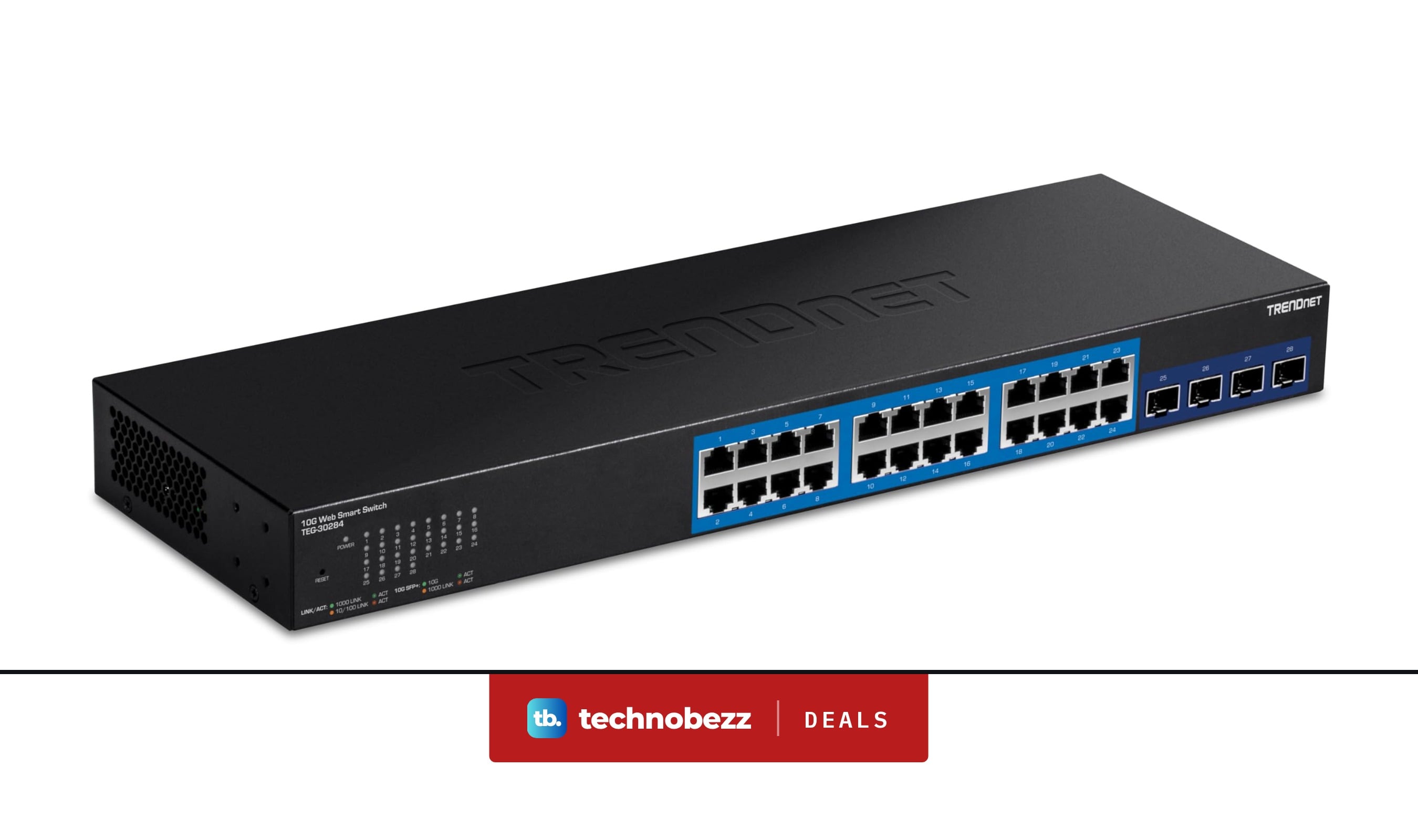 TRENDnet 28-Port Web Smart Switch gets a $20 price cut to $179.99