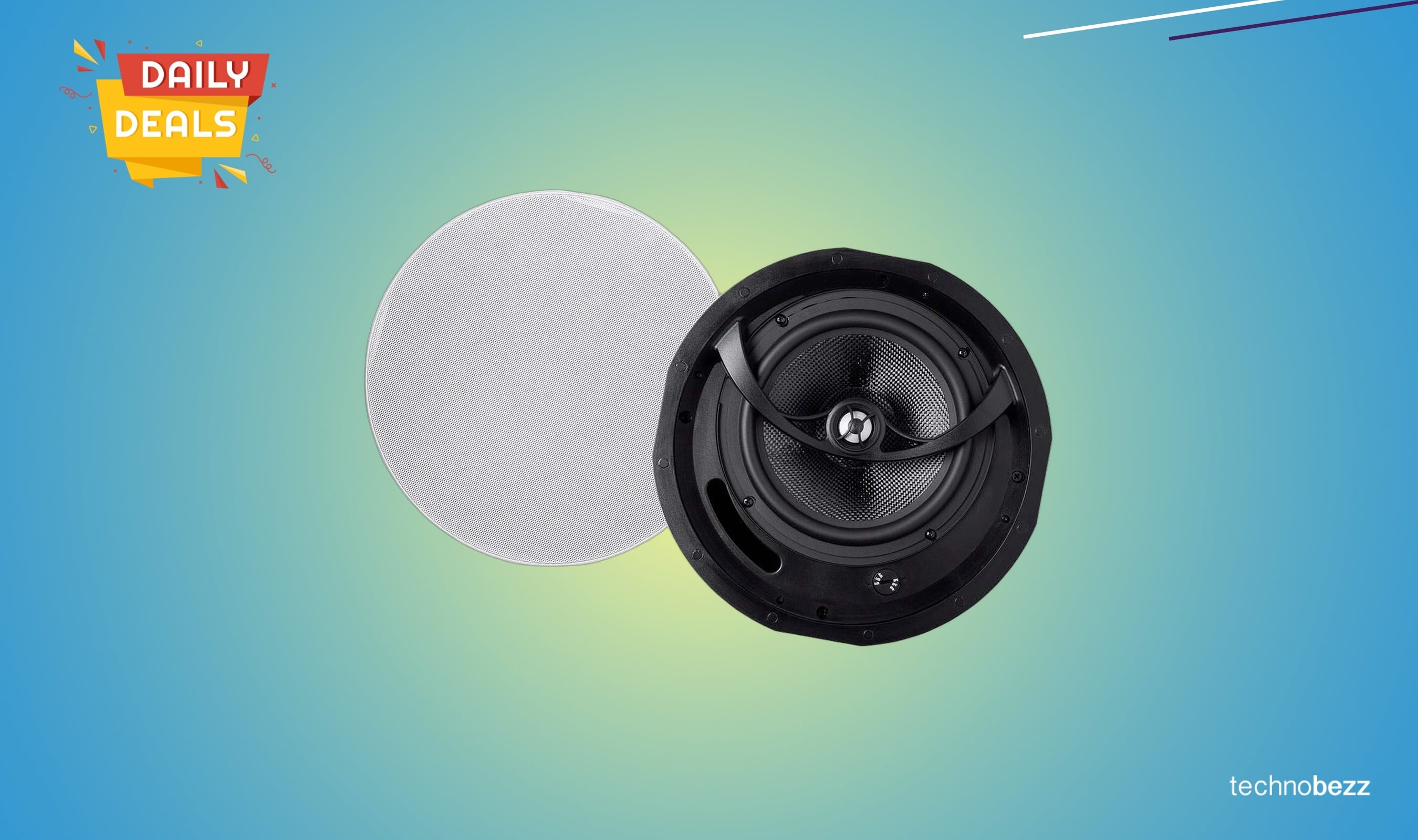 Monoprice Alpha ceiling speakers discounted to $161.99