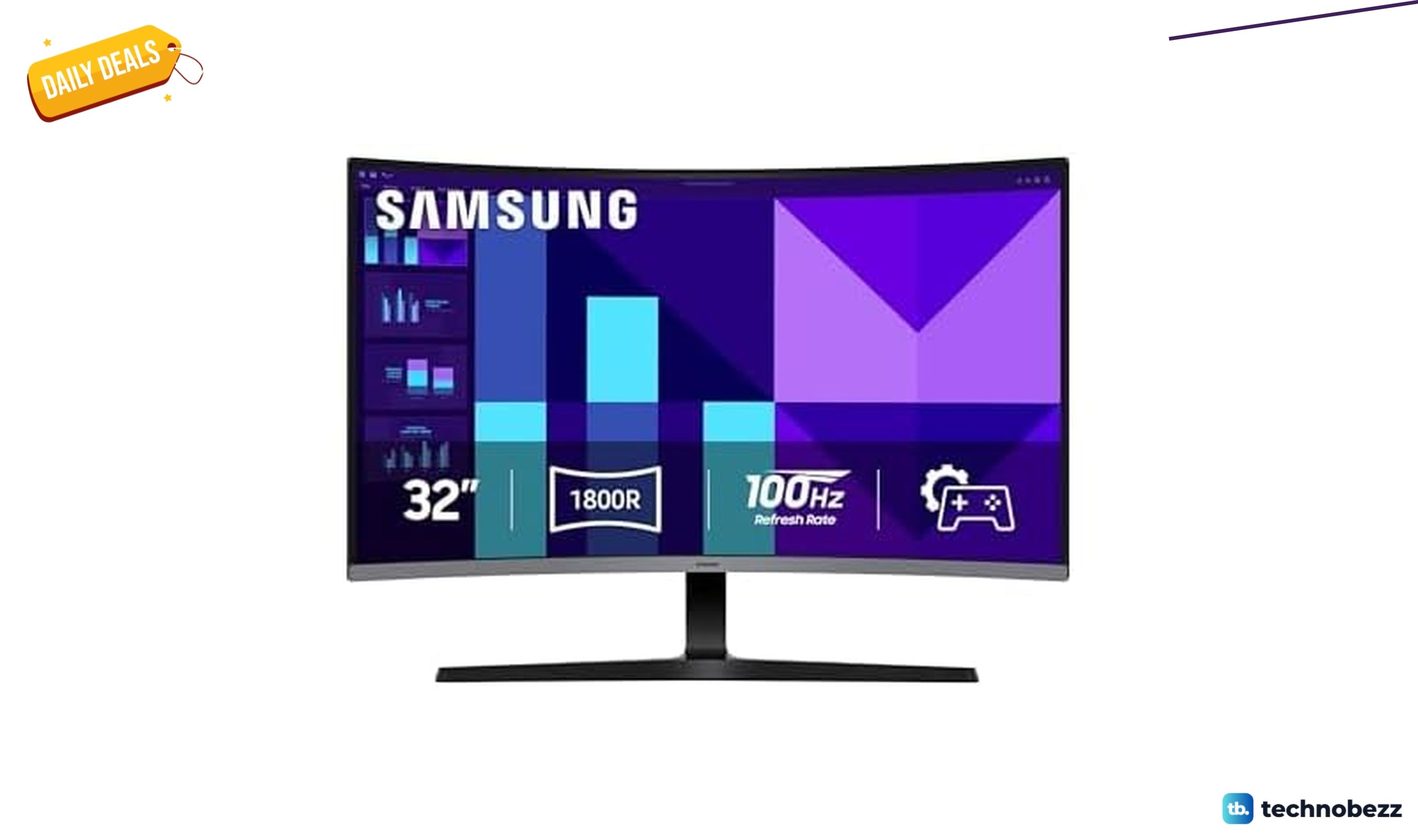Samsung 32" S3 Curved Monitor is $149.99 at Woot