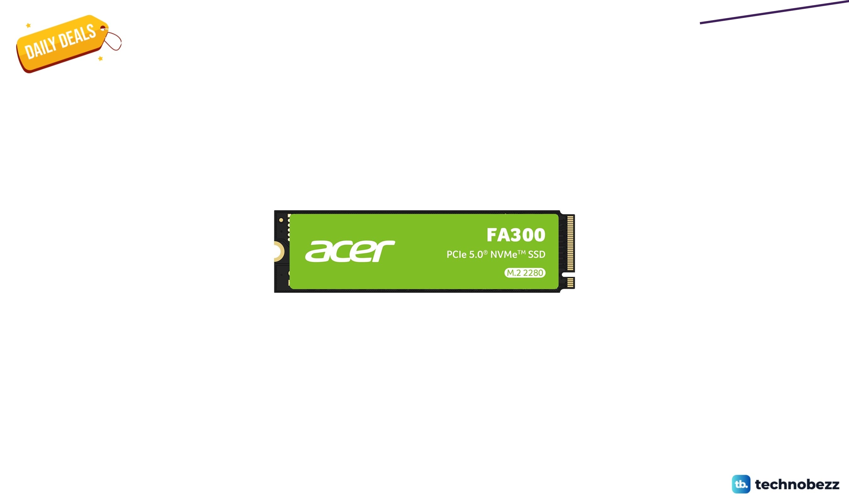 Acer FA300 2TB PCIe 5.0 M.2 NVMe SSD drops to $459.99, its lowest price yet
