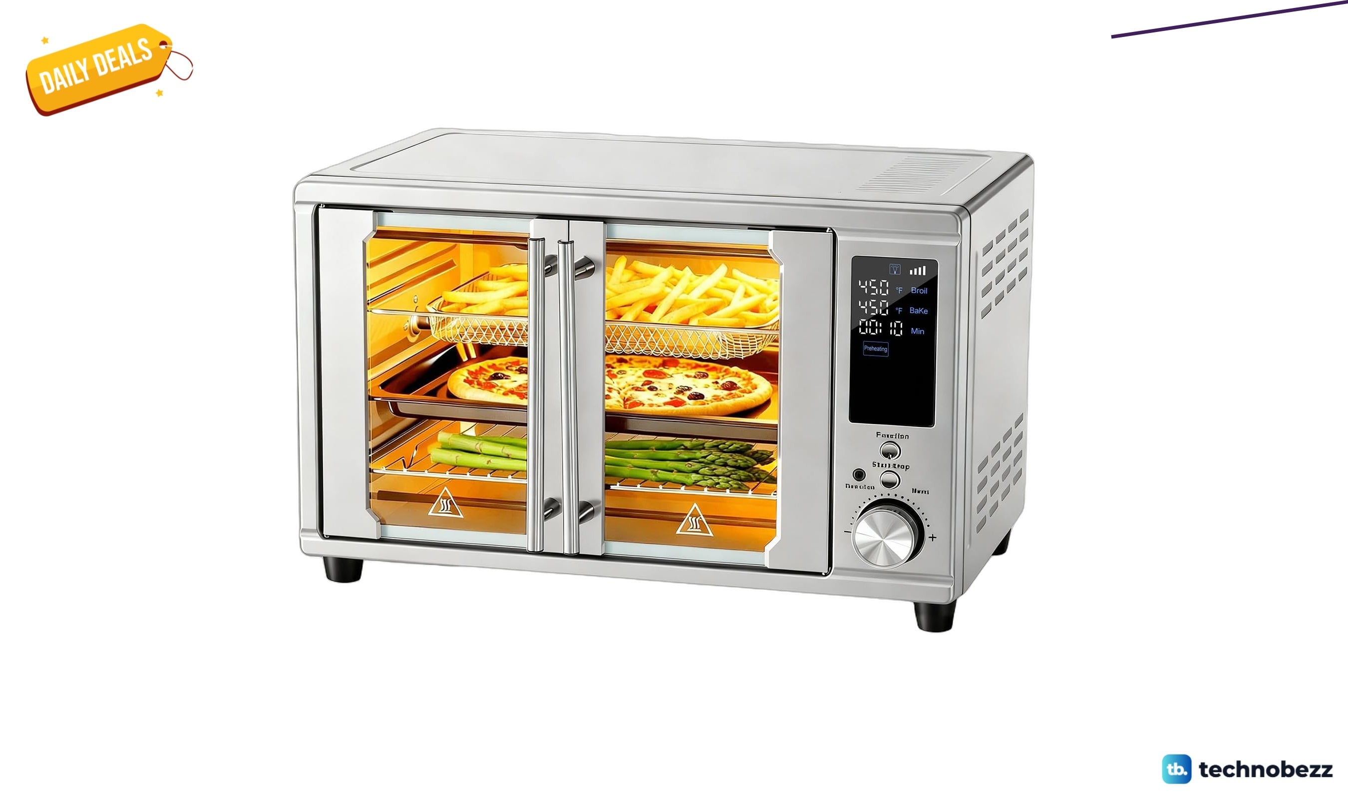NEWBULIG 30QT Smart Air Fryer Toaster Oven drops to $85.99 on Amazon