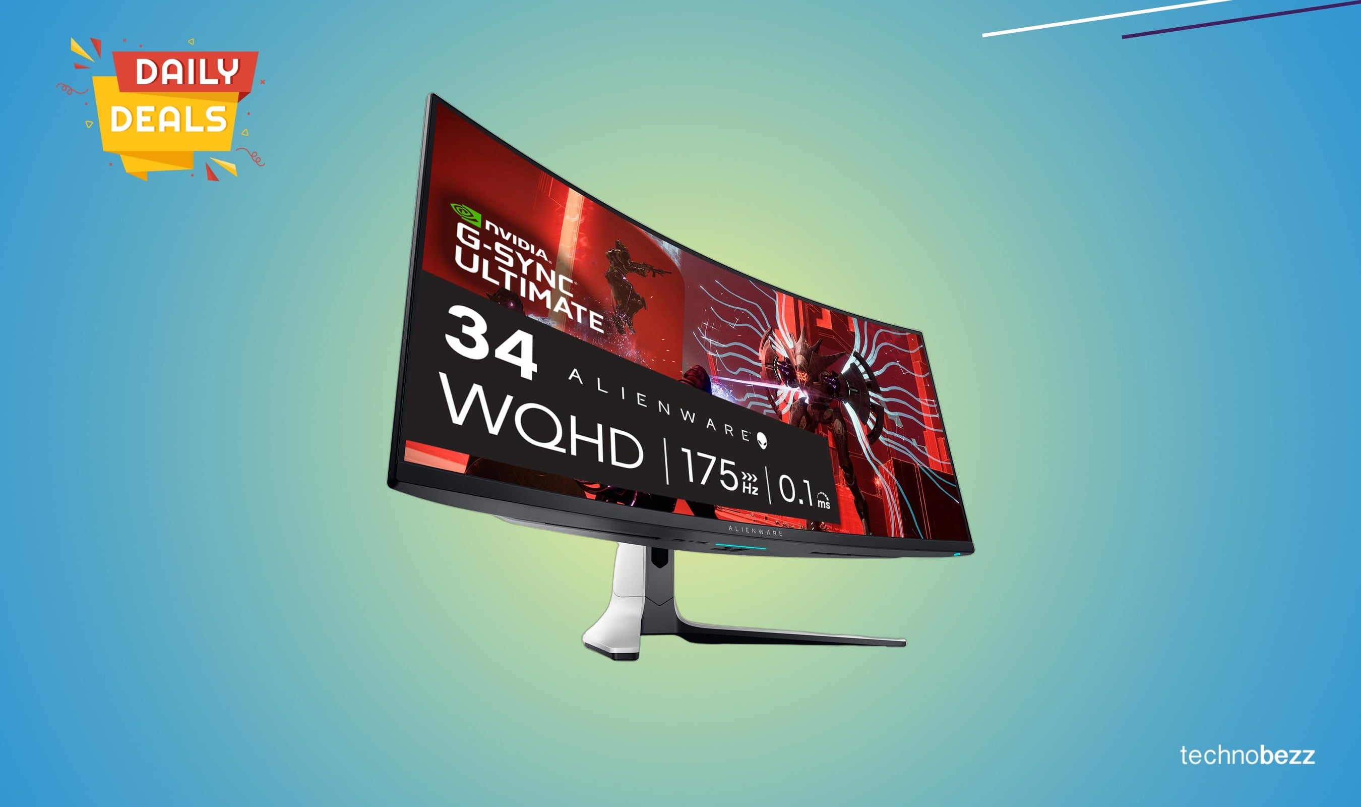 Alienware AW3423DW QD-OLED gaming monitor drops to $749.95