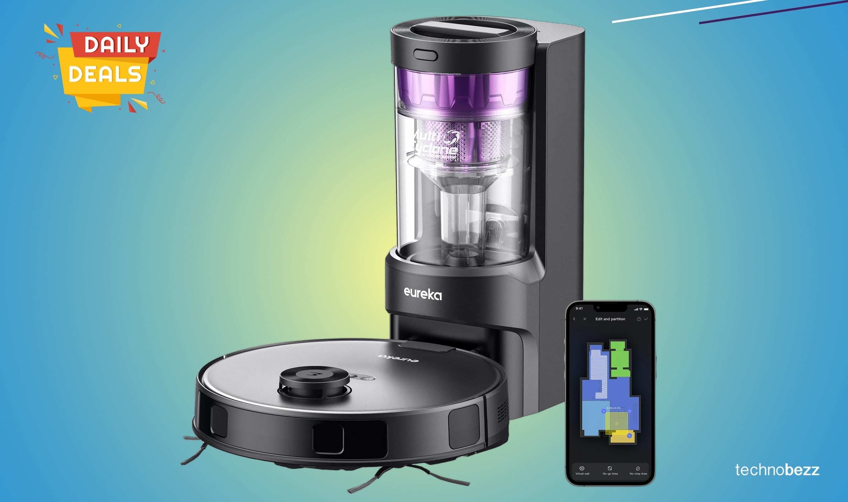 Eureka Robot Vacuum drops to $298.34