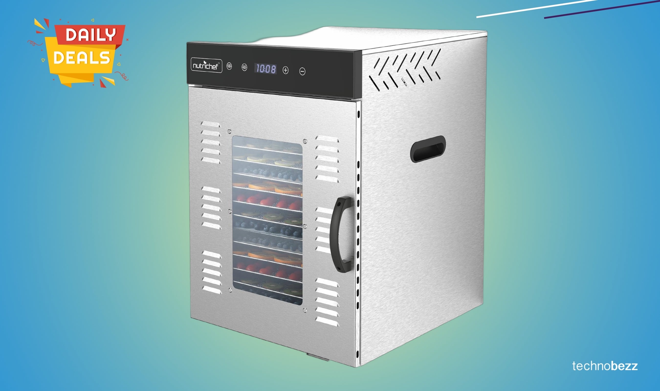 NutriChef 1500-Watt Food Dehydrator drops to $369.99