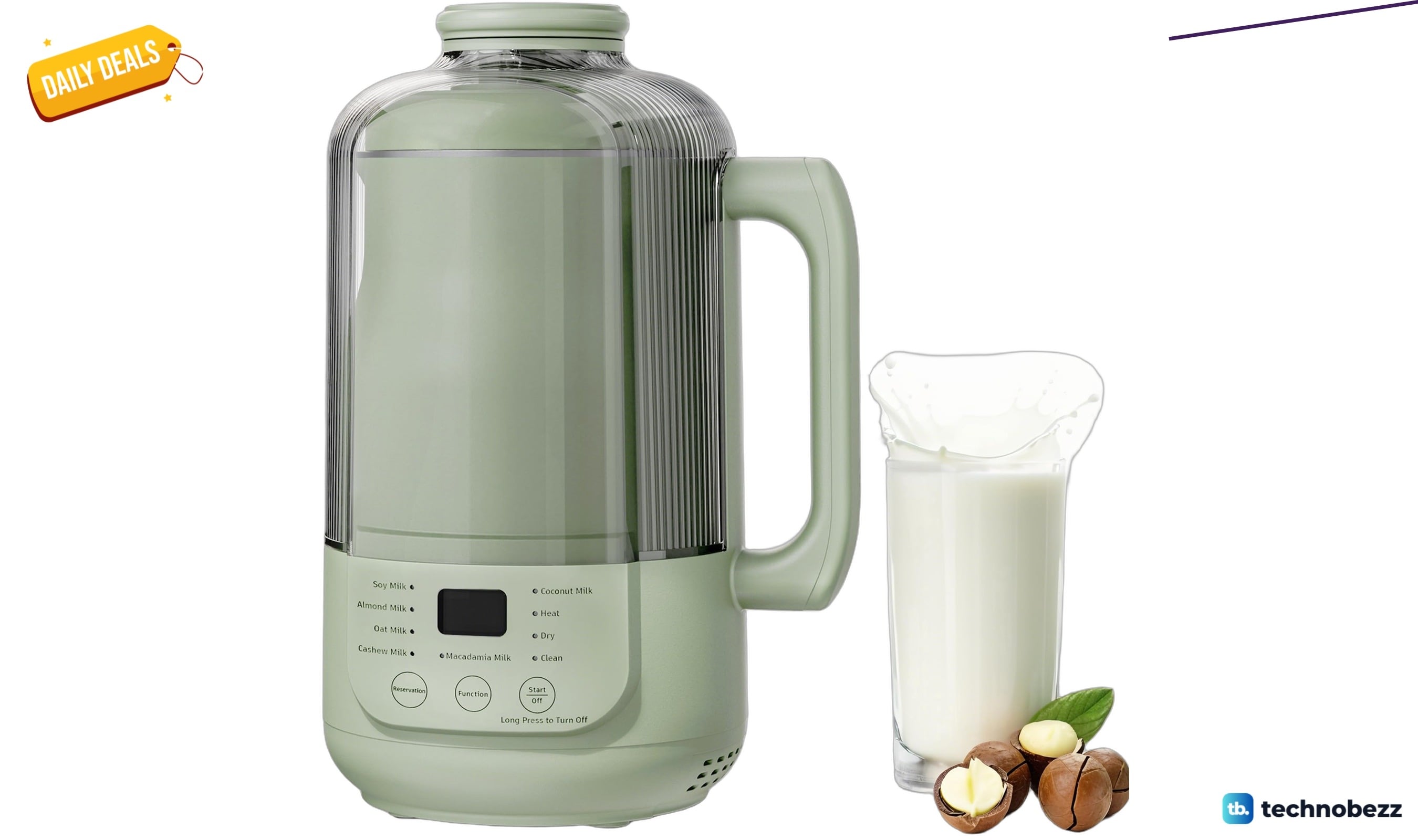 CheersLux 40oz Nut Milk Maker with Low Noise drops to $60