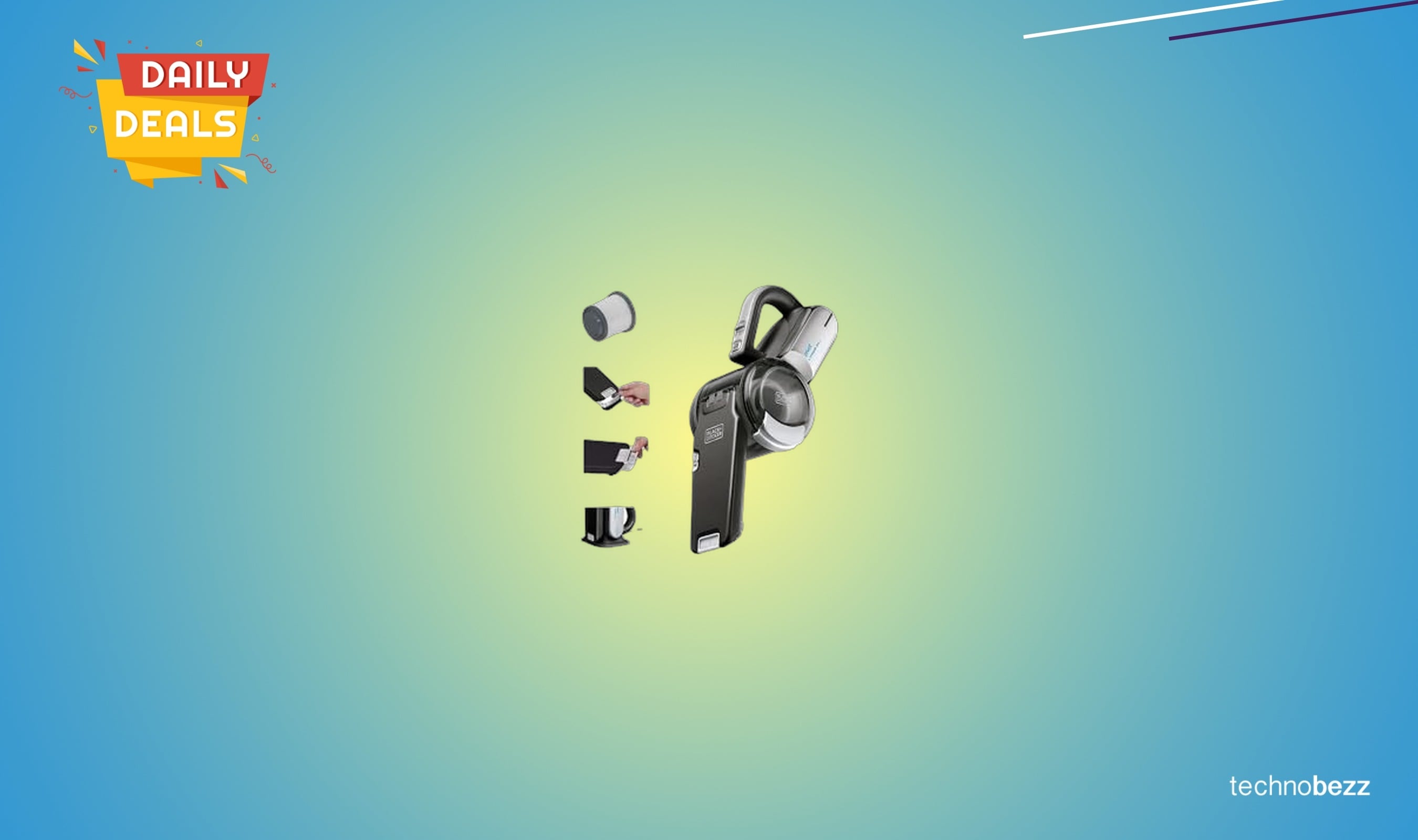 BLACK+DECKER dust buster PIVOT VAC Handheld Vacuum drops to $69.99