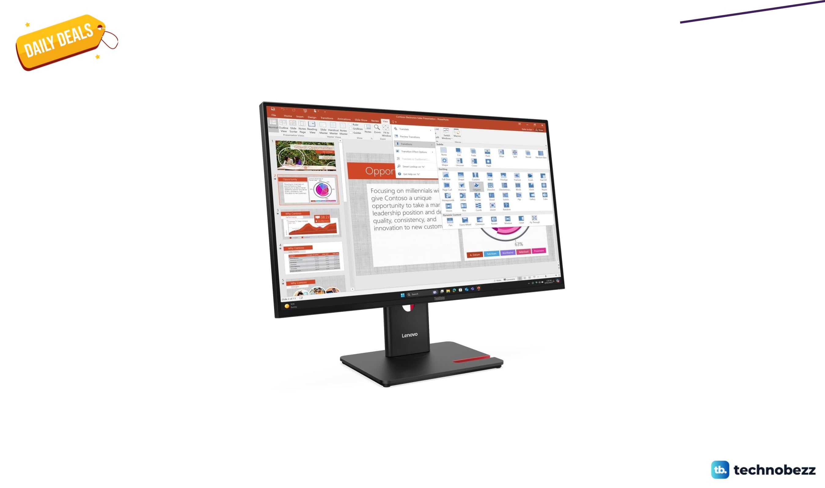 Lenovo ThinkVision T27-40 27 Inch Full HD Monitor Drops to $225.19 on Amazon