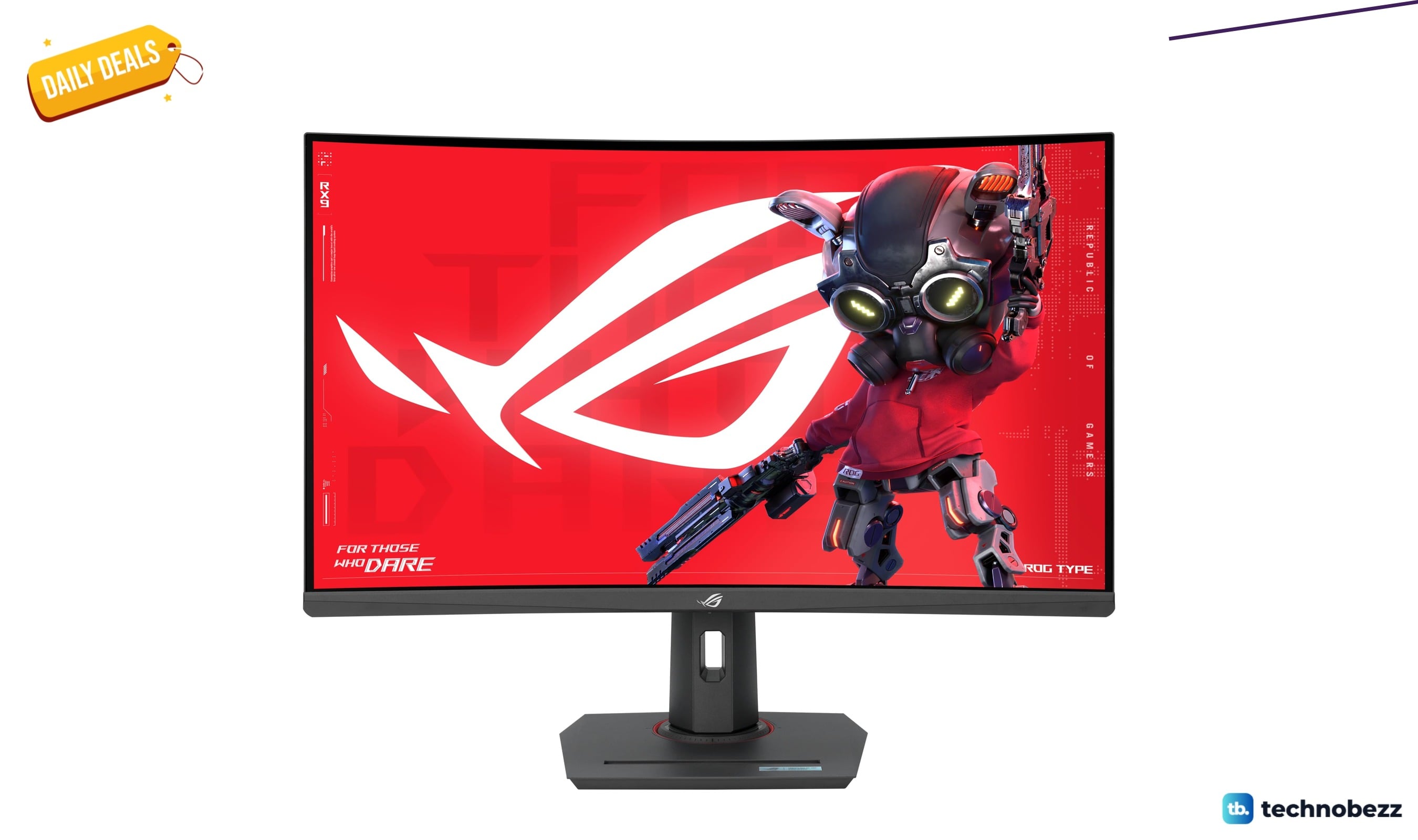 ASUS ROG Strix 32-inch 1440P USB-C Curved monitor drops to $189.05