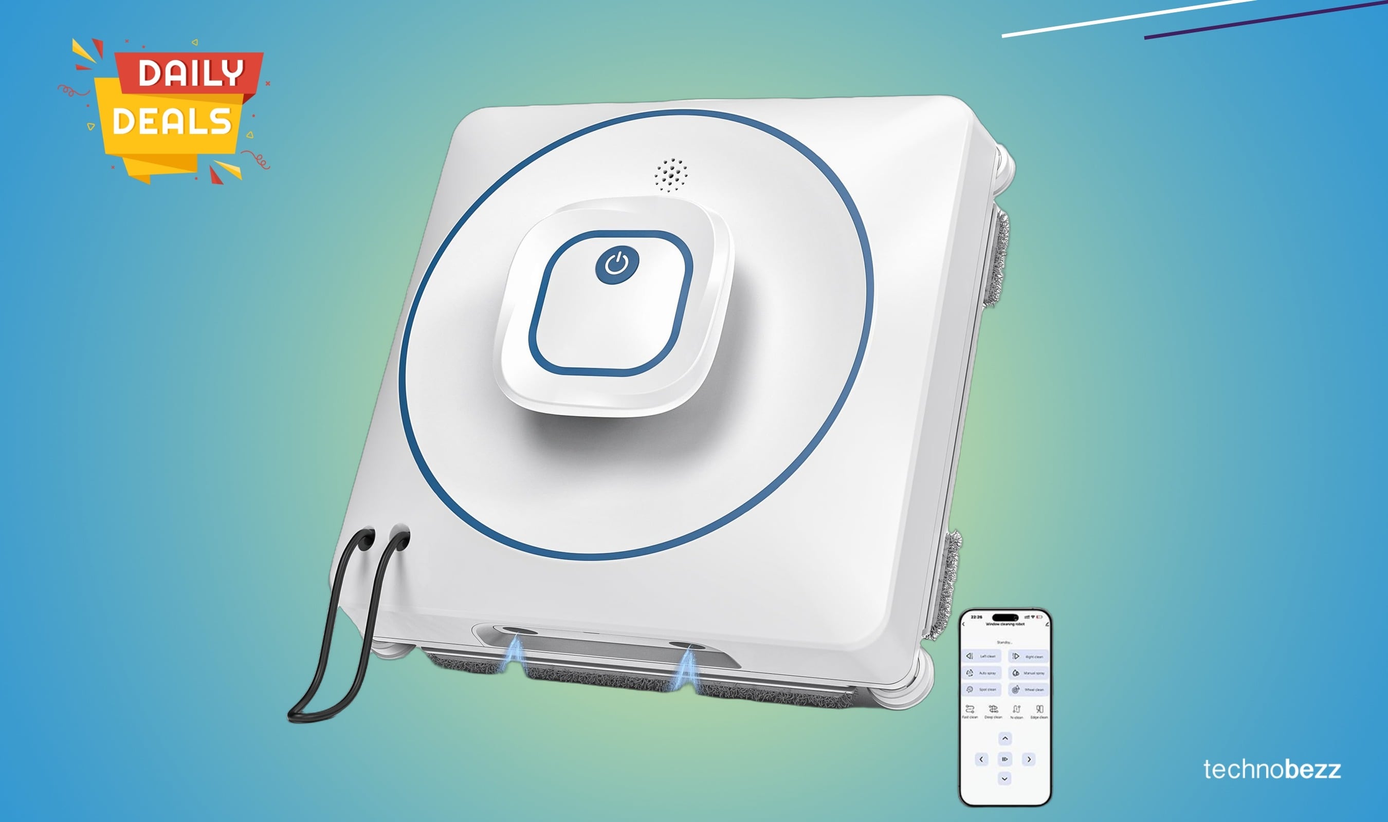 Zyerch Window Cleaning Robot 8000Pa drops to $215.99 on Amazon