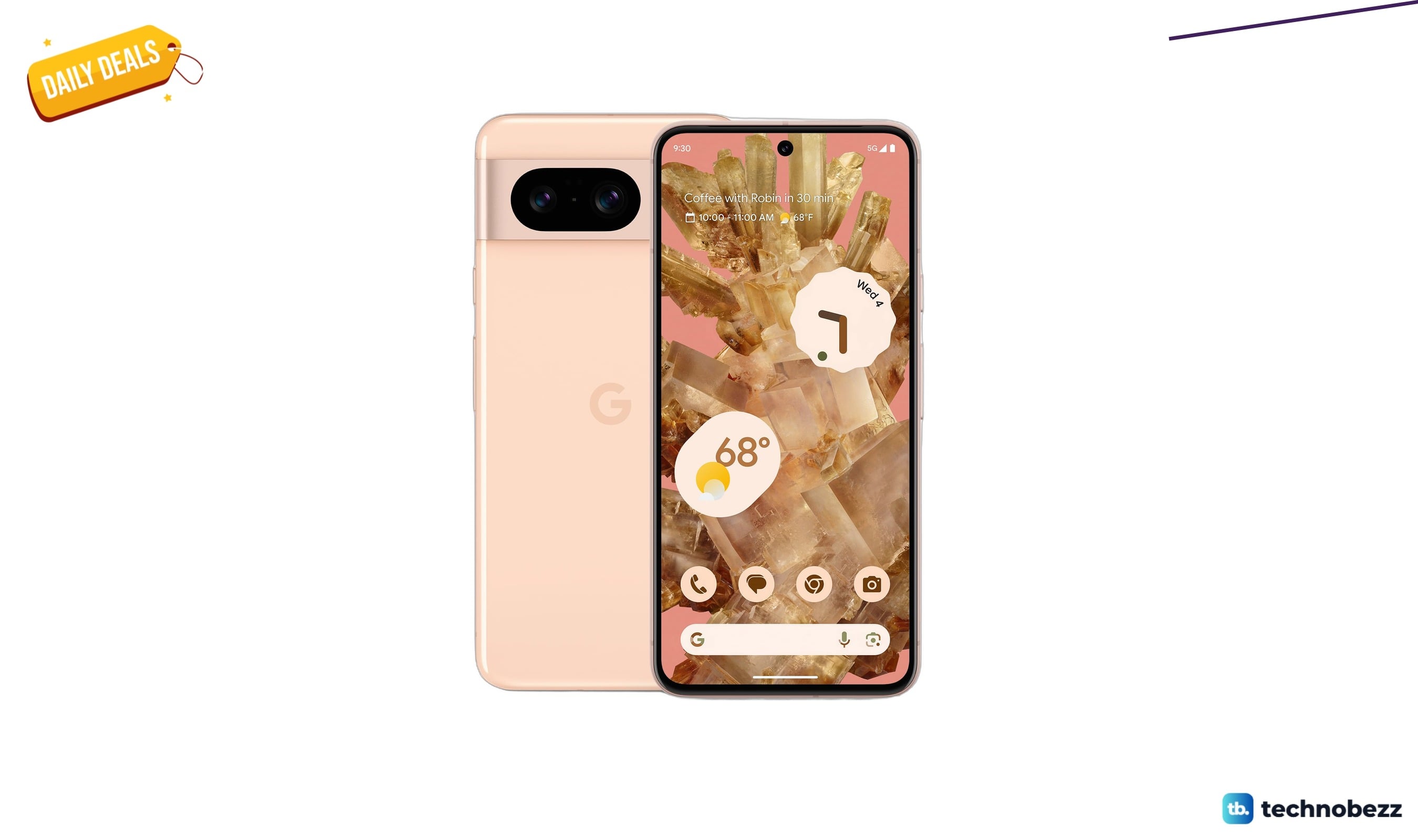 Google Pixel 8 - Unlocked Android Smartphone now $539, down from $699