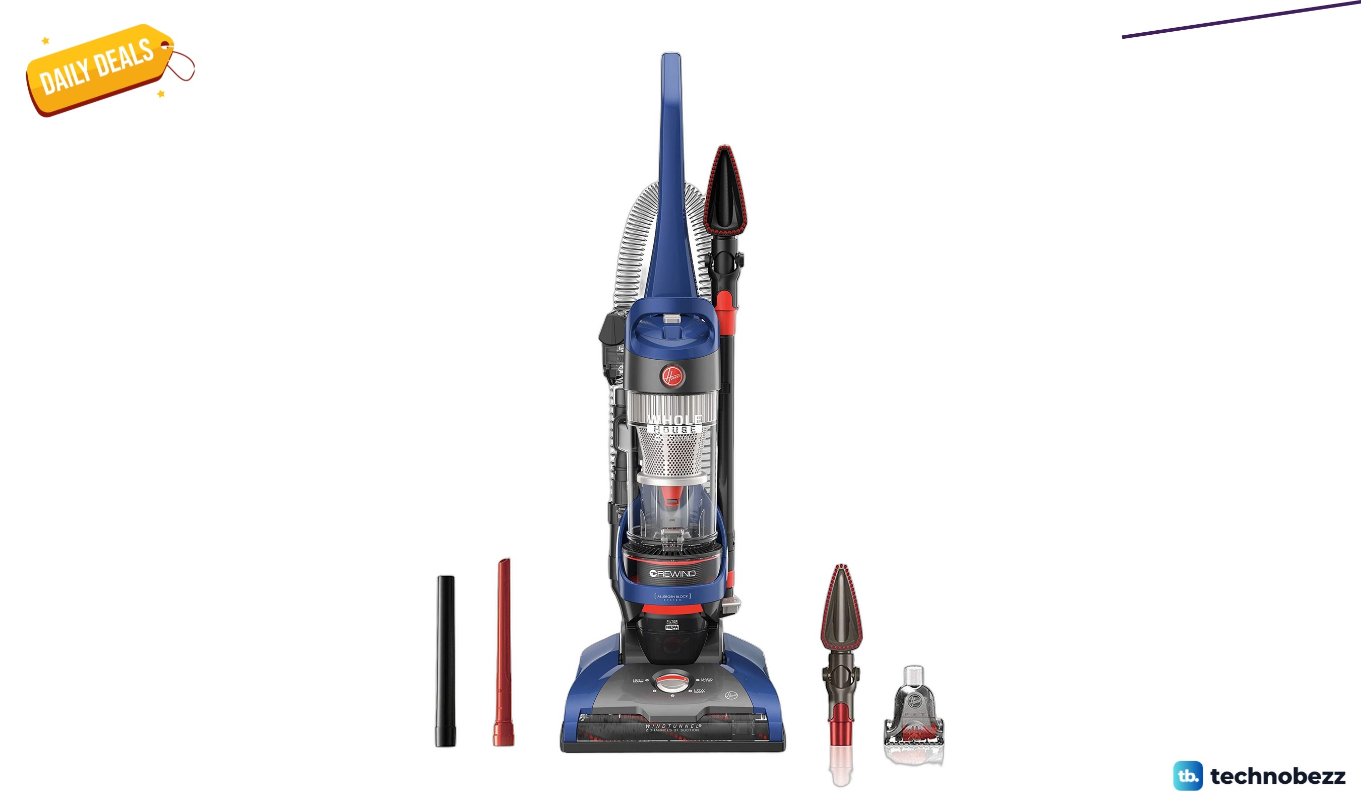 Hoover WindTunnel 2 Whole House Rewind Bagless falls to $149.99