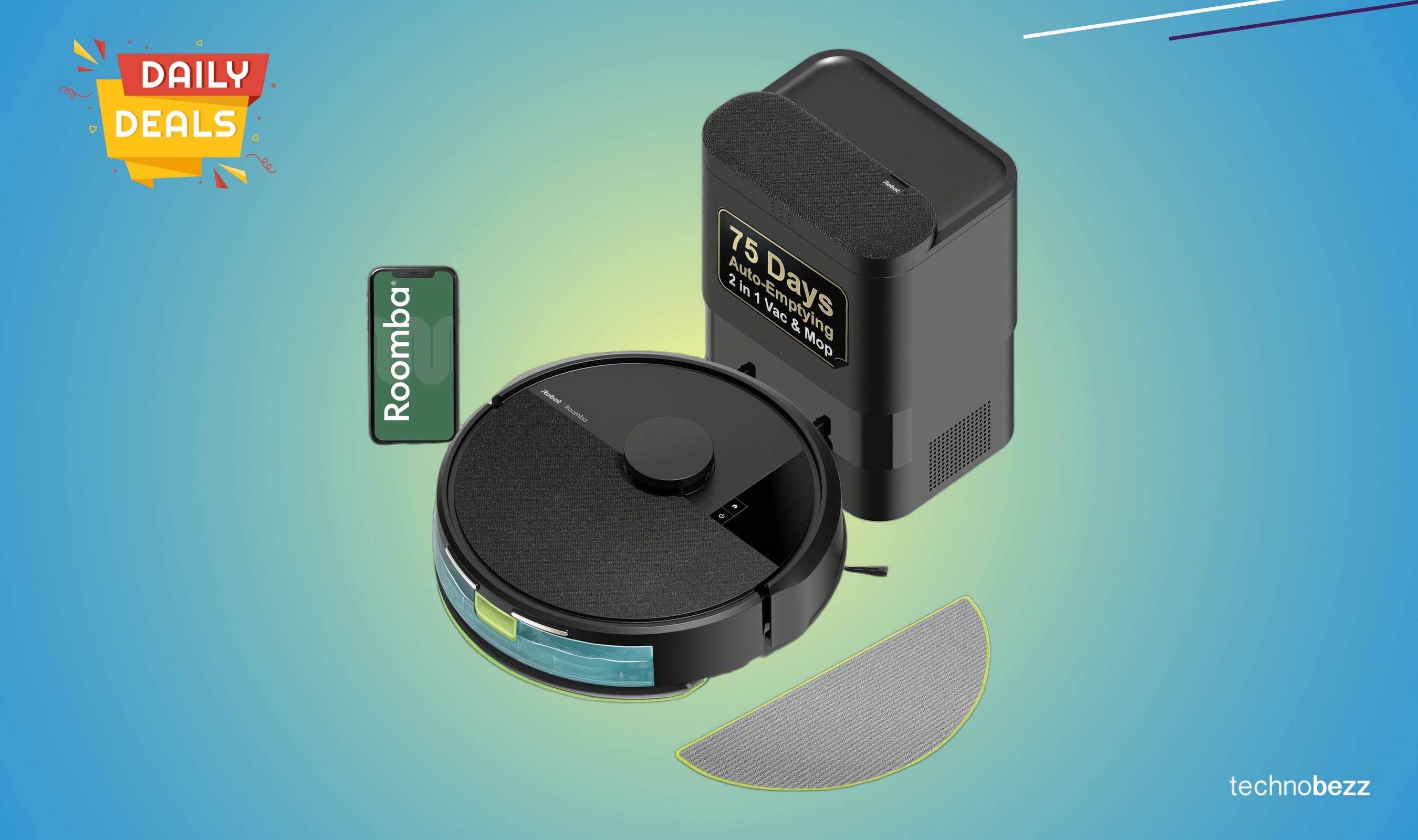 iRobot Roomba 104 2in1 Vacuum & Mop drops to $249.99