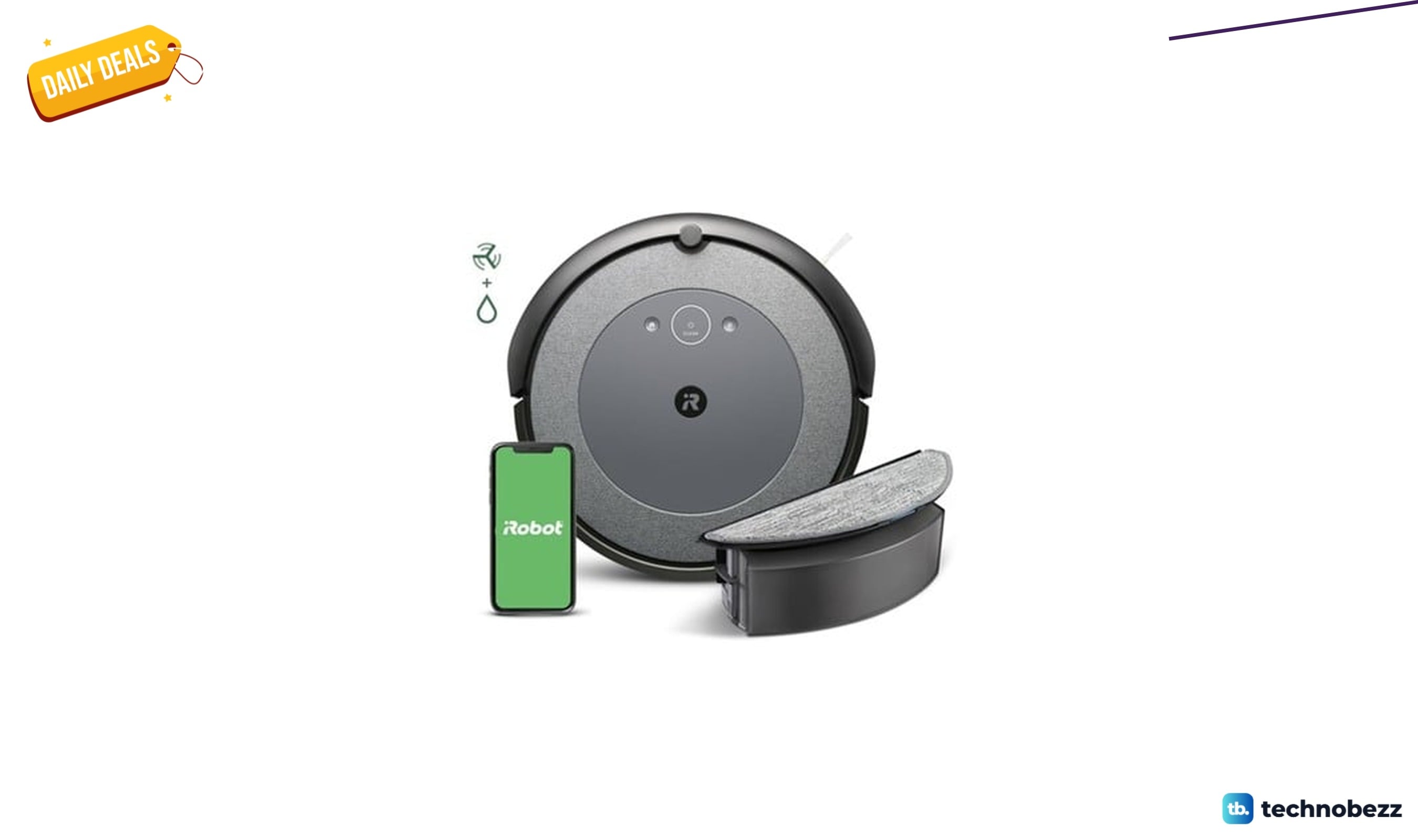 Woot has iRobot® i517820 Roomba Combo™ i5 Robot Vacuum for $169.99