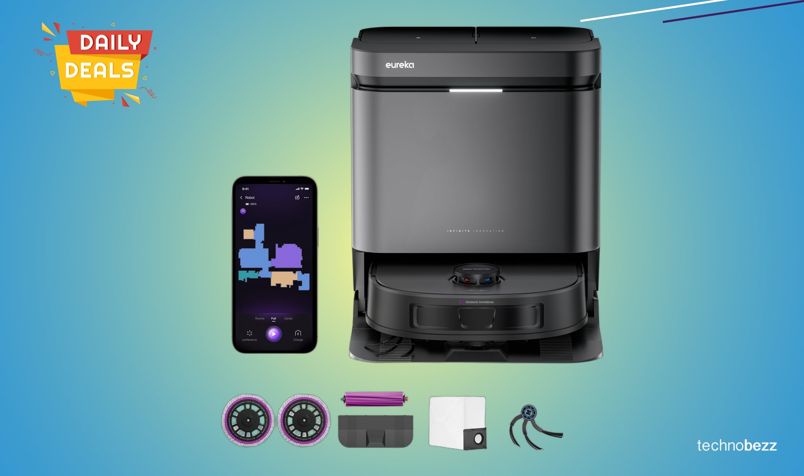 Eureka J15 Evo Ultra Robot Vacuum now available for $479.97