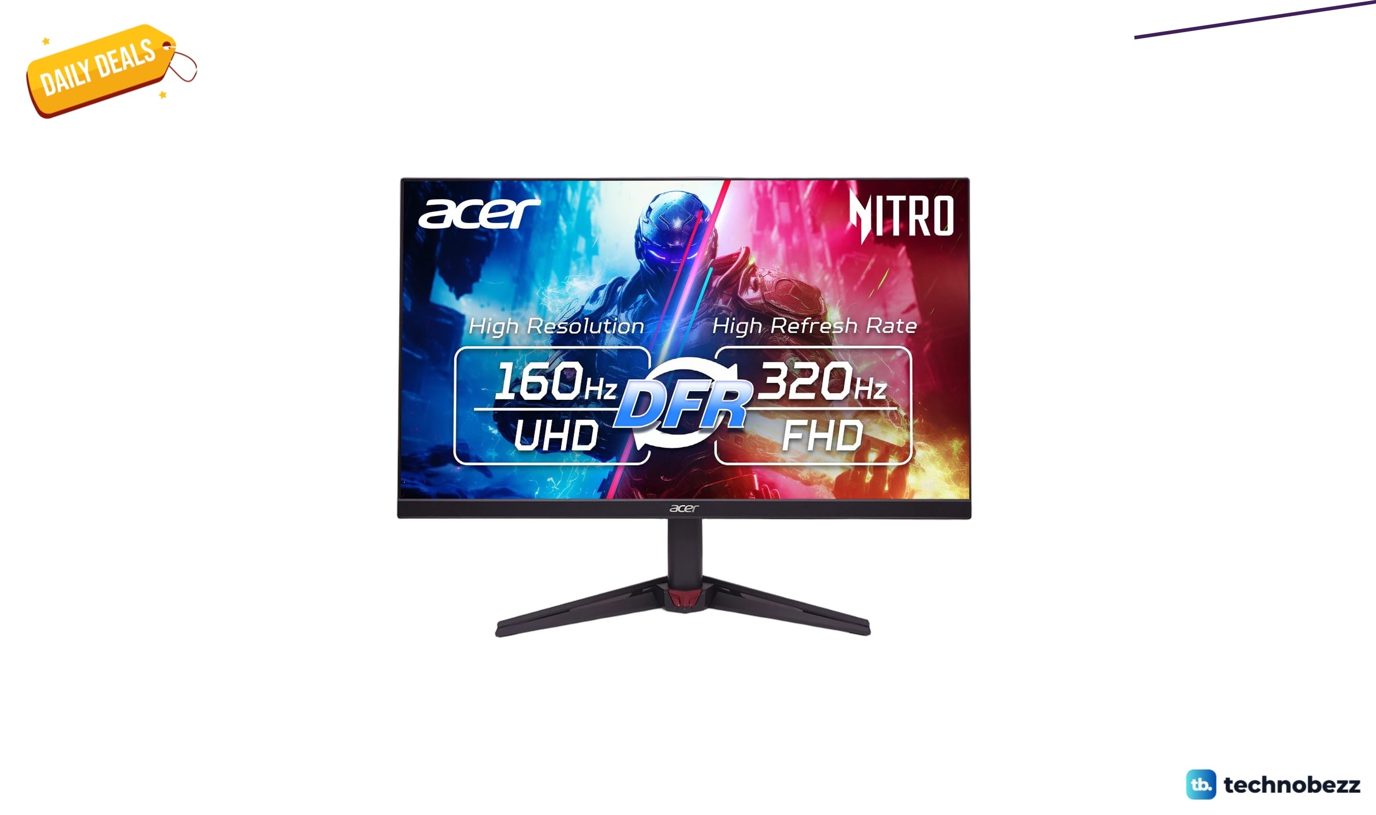 Acer Nitro 27 Inch 4K UHD Gaming Monitor Drops to $269.99 at Amazon