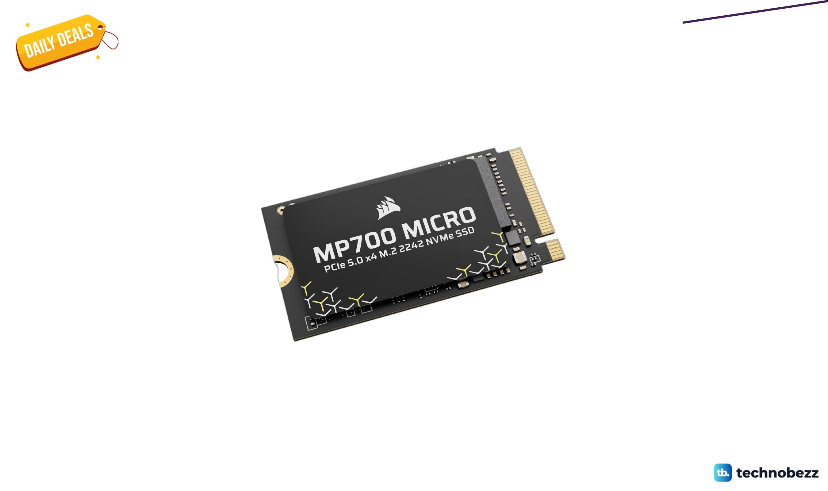 Corsair MP700 Micro PCIe 5.0 NVMe M.2 drops to $929.99