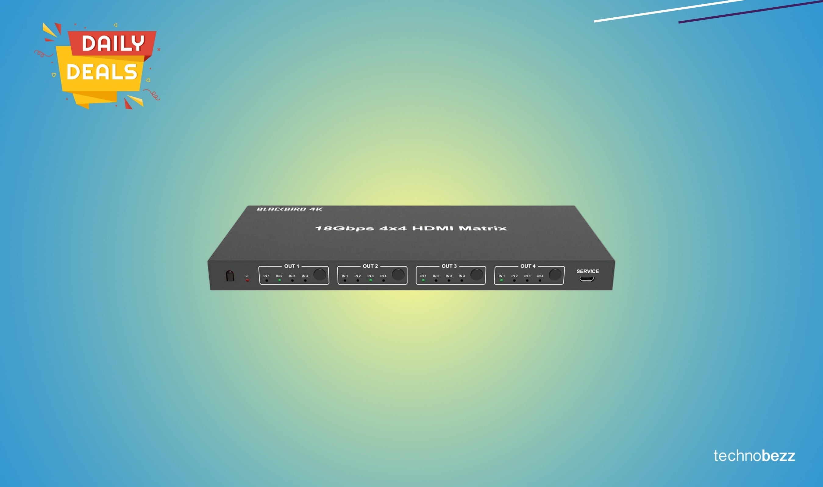 Monoprice Blackbird 4K 4x4 HDMI Matrix drops to $196.53 on Amazon