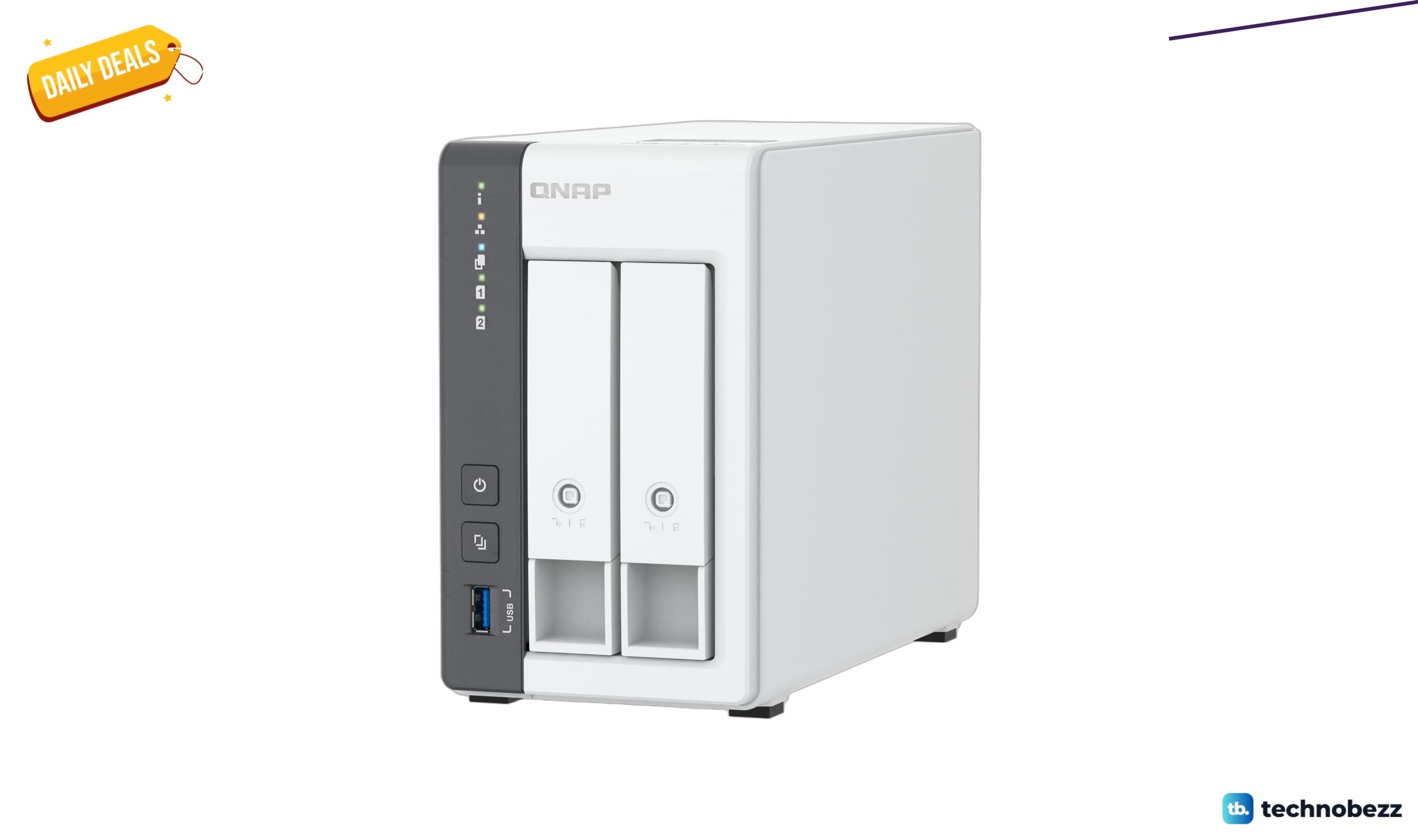 QNAP TS-216G-US 2-Bay 2.5GbE NAS drops to $269 on Amazon