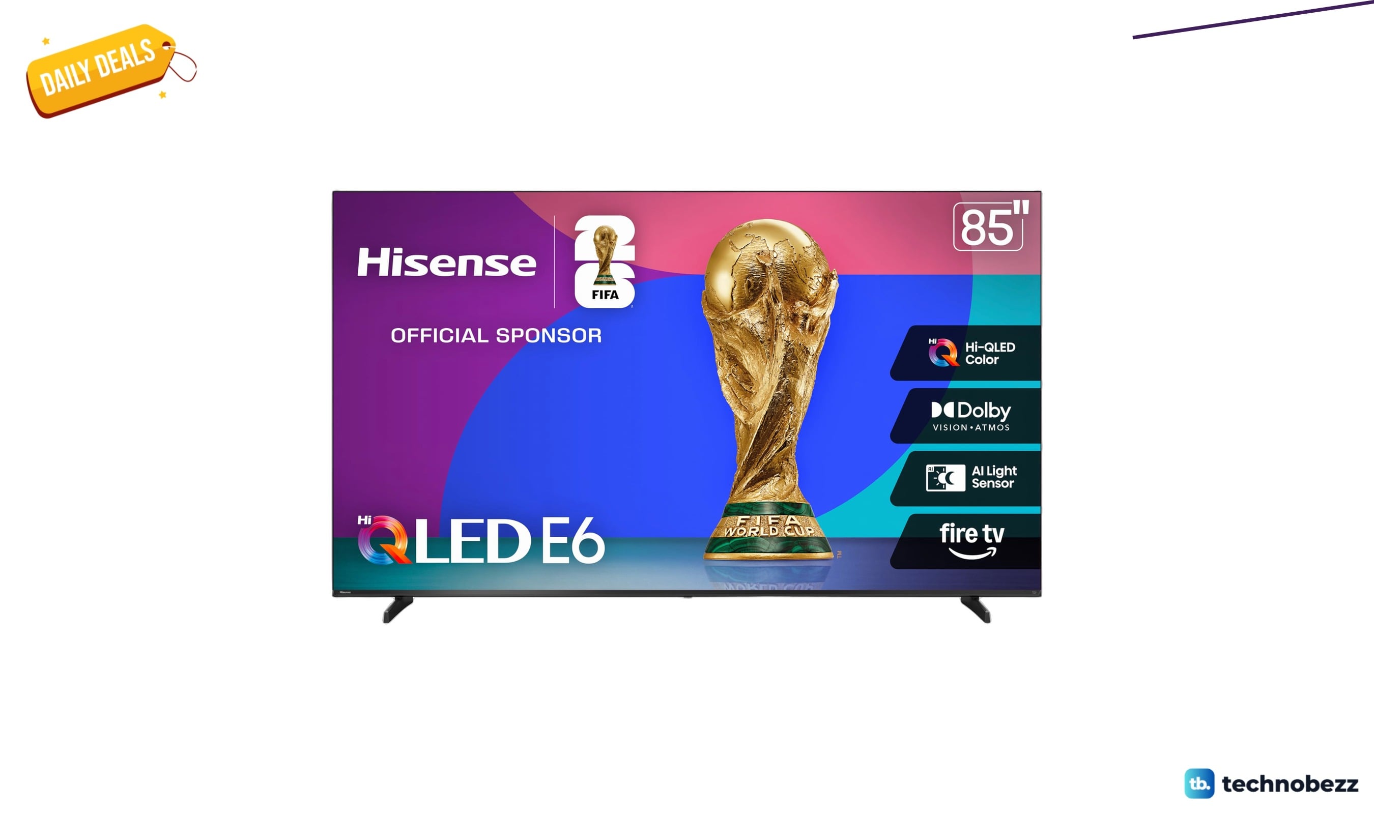 Hisense 85 Inch E6 Cinema Hi-QLED 4K TV Drops to $849.99 at Amazon