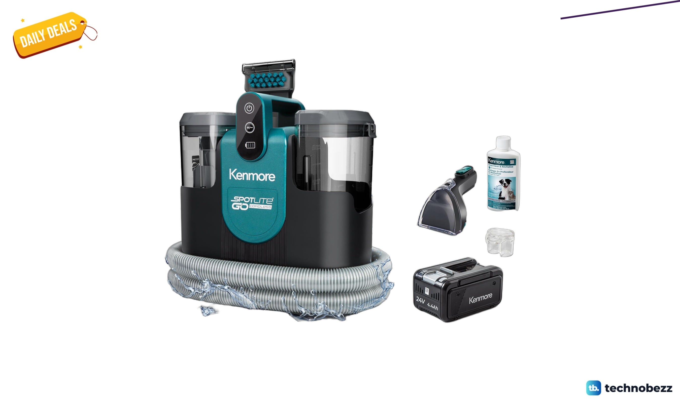 Kenmore KW1090 SpotLite Go 24V Cordless Brushless drops to $119.99